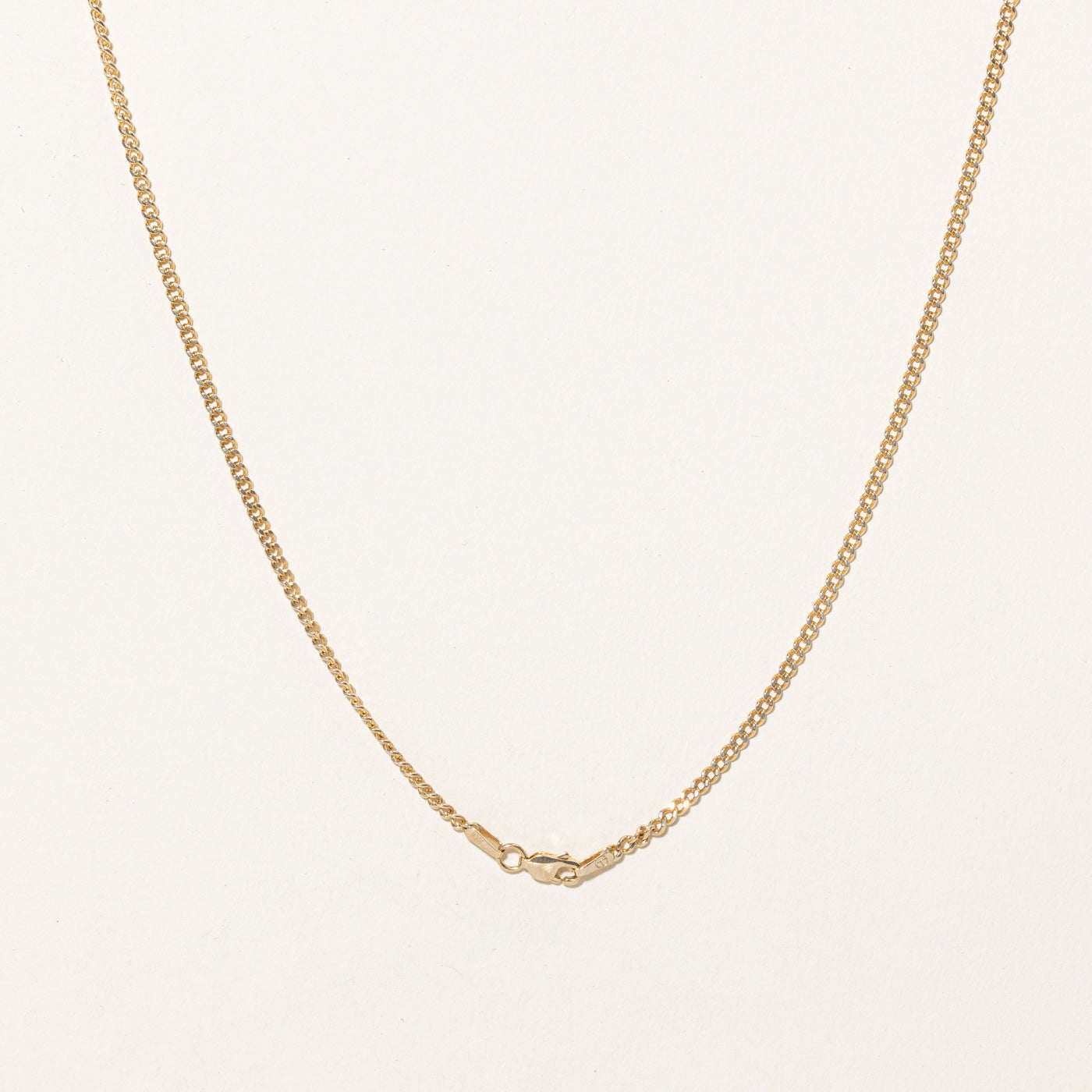 10k Yellow Gold Curb Link Chain | 26" |