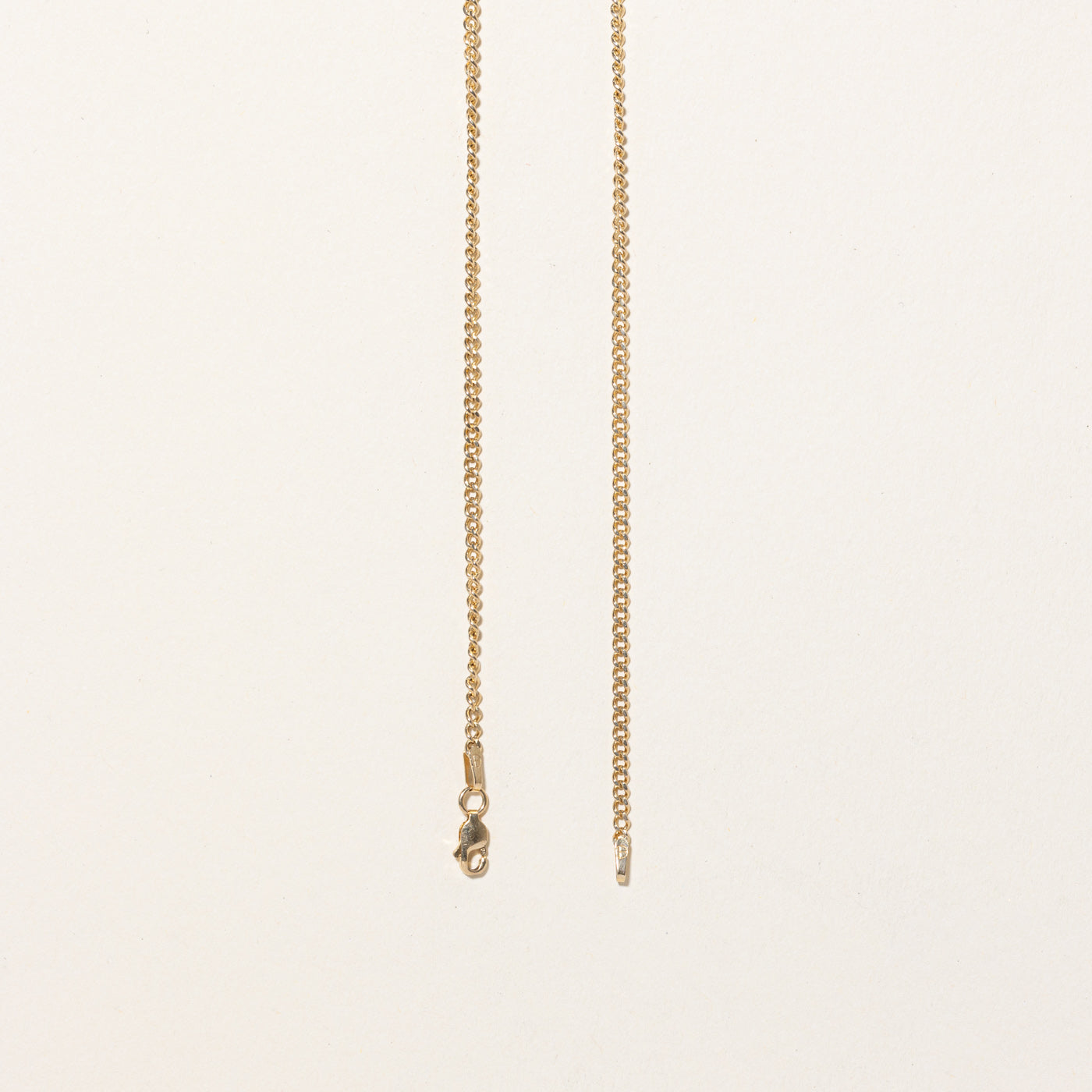 10k Yellow Gold Curb Link Chain | 26" |