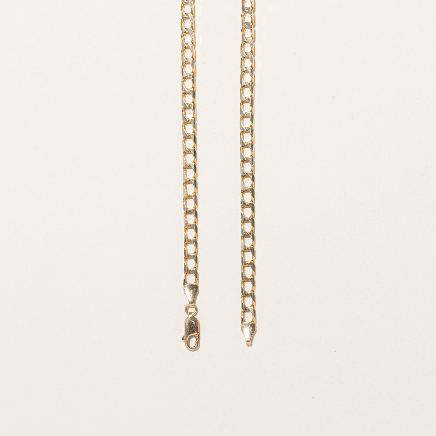 10k Yellow Gold Curb Link Chain | 25" |