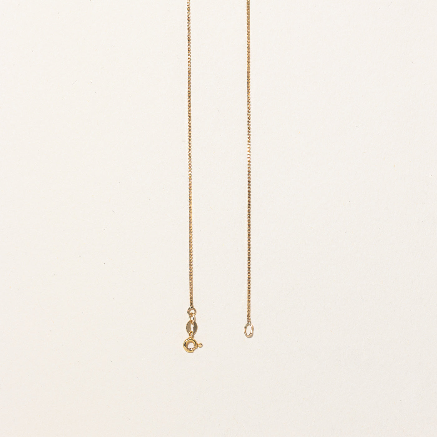 10k Yellow Gold Box Link Chain | 24" |