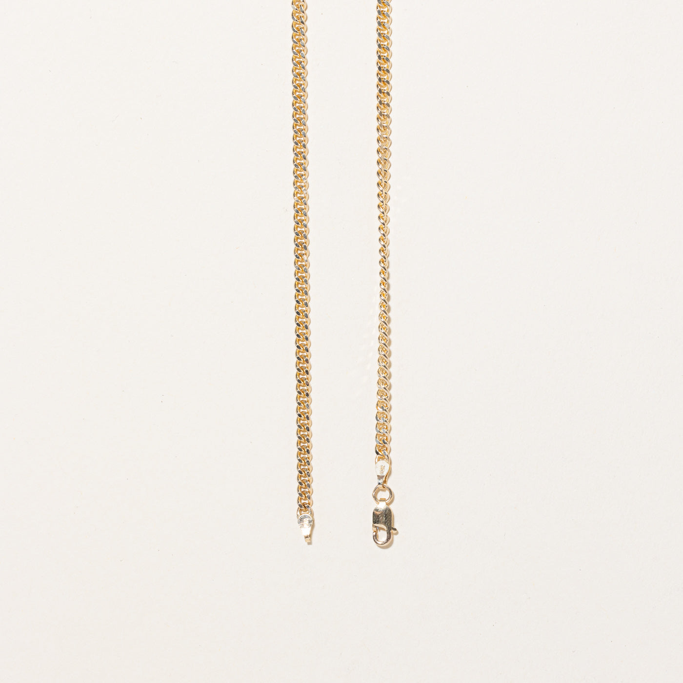 10k Yellow Gold Curb Link Chain | 22" |