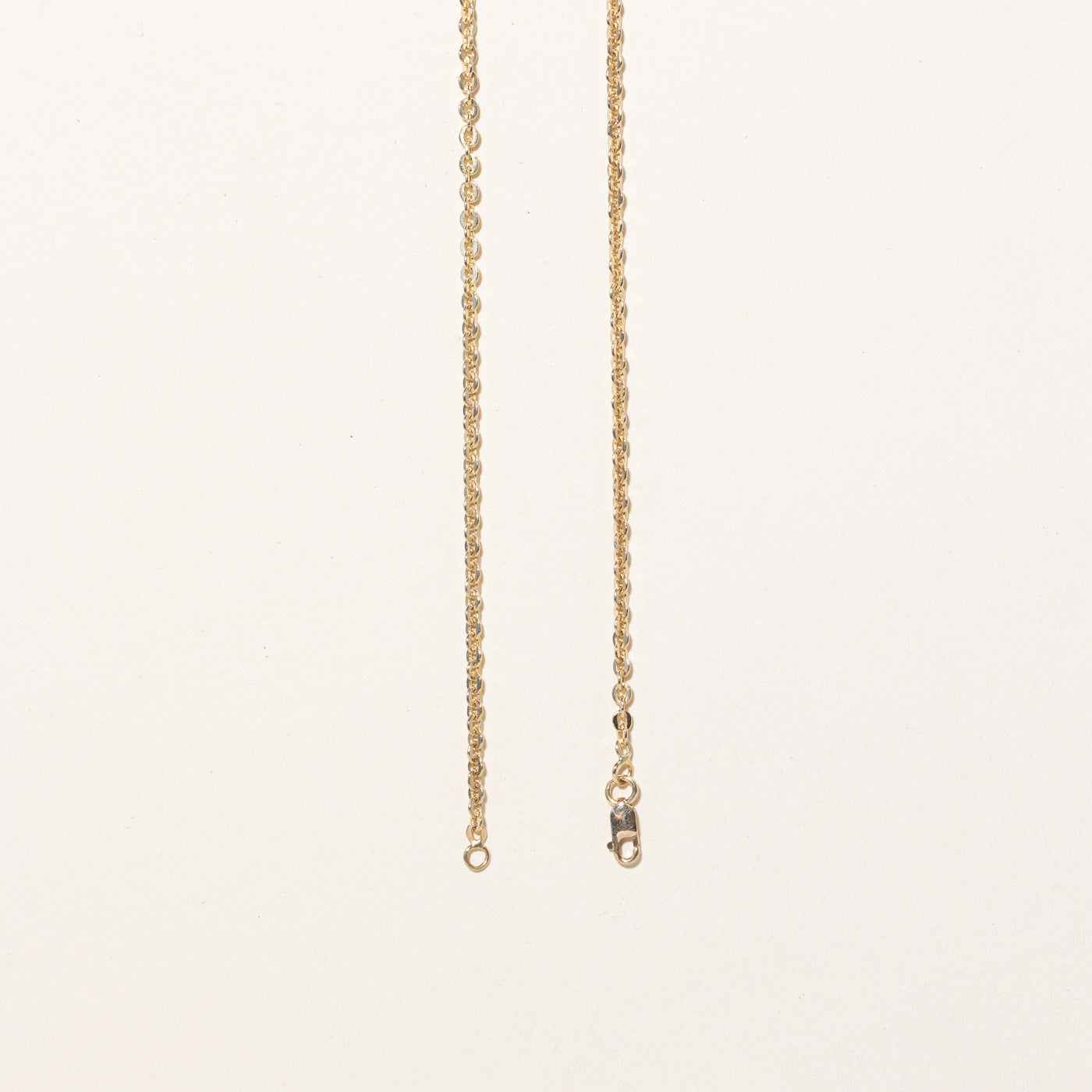 10k Yellow Gold Rolo Link Chain | 18" |