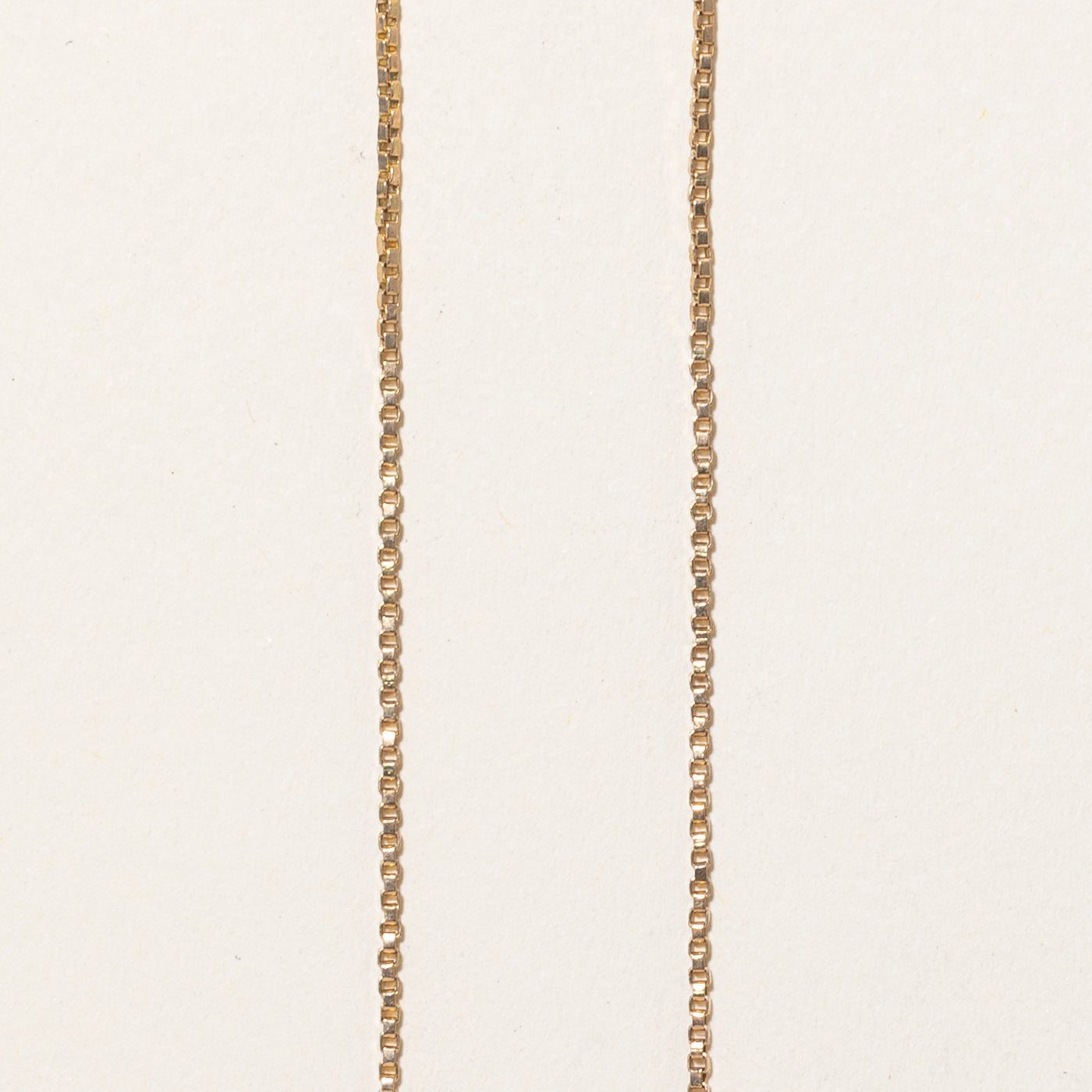 10k Yellow Gold Box Link Chain | 24" |