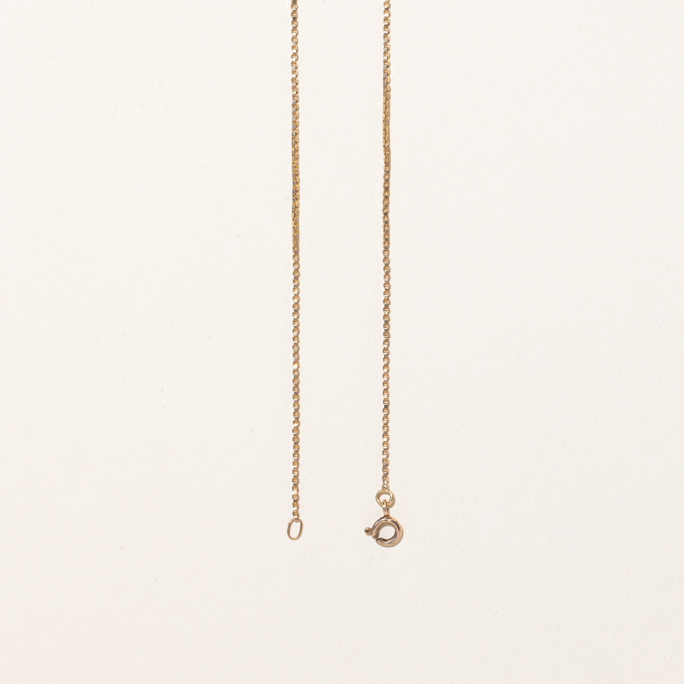 10k Yellow Gold Box Link Chain | 24" |