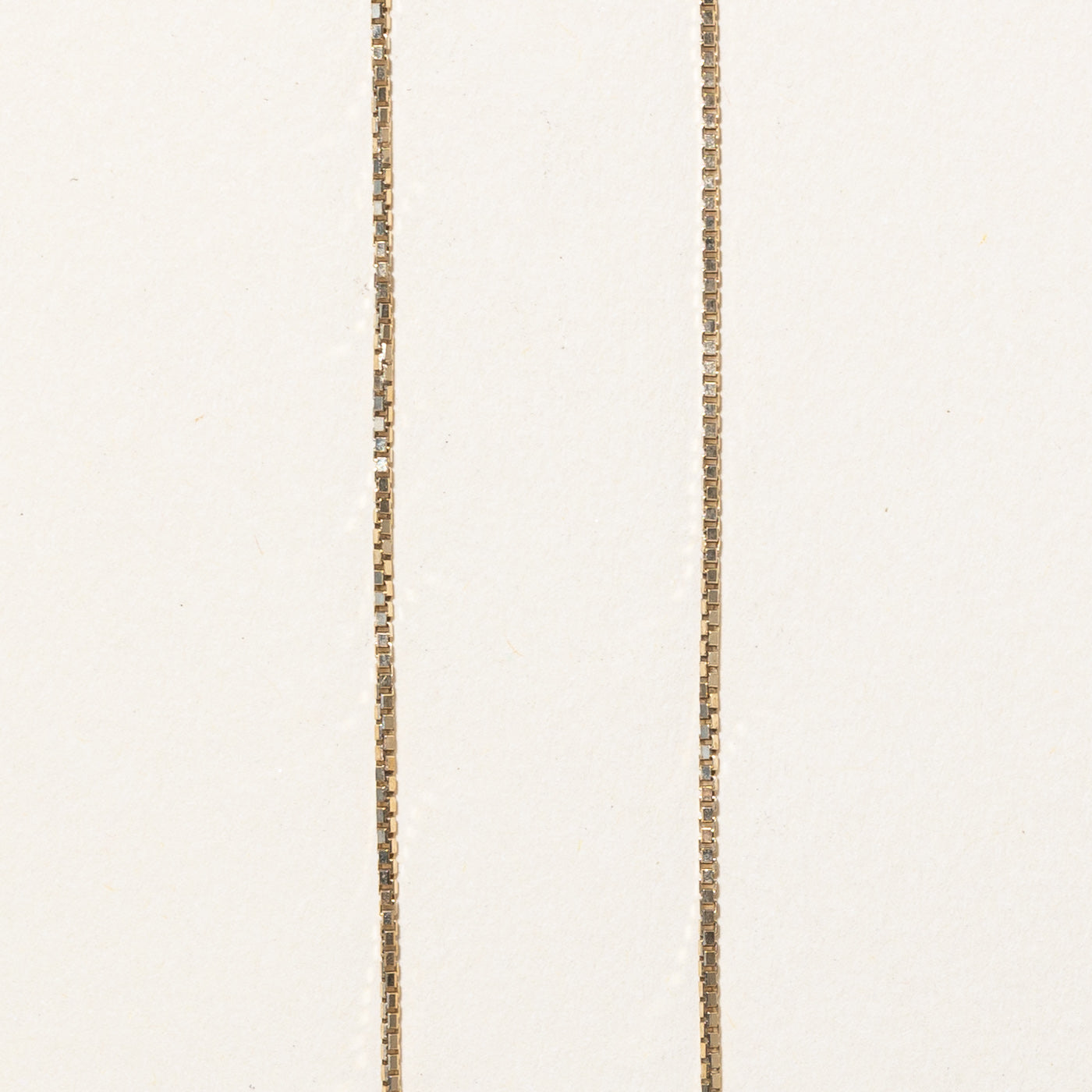 10k Yellow Gold Box Link Chain | 20" |
