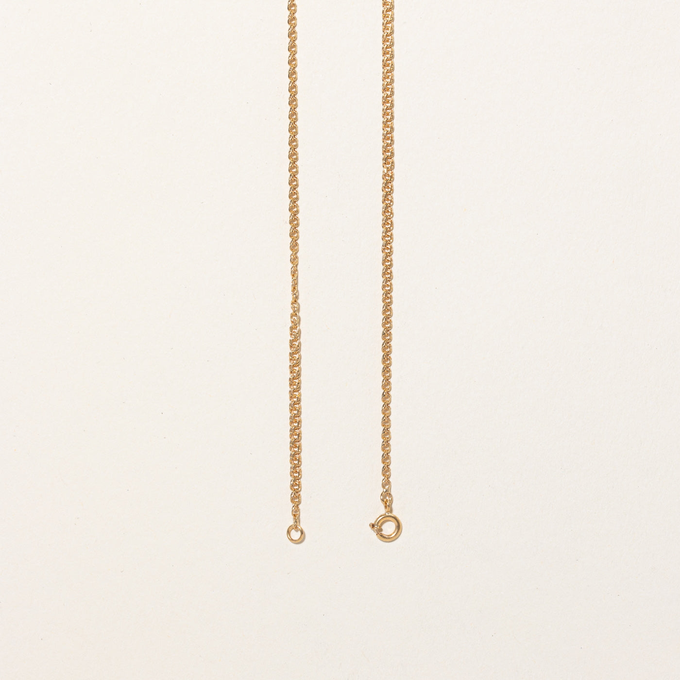 18k Yellow Gold Double Rolo Chain | 25" |