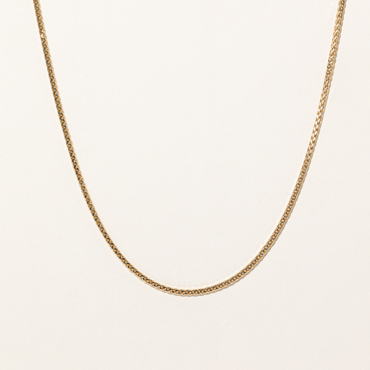 18k Yellow Gold Wheat Chain | 22" |