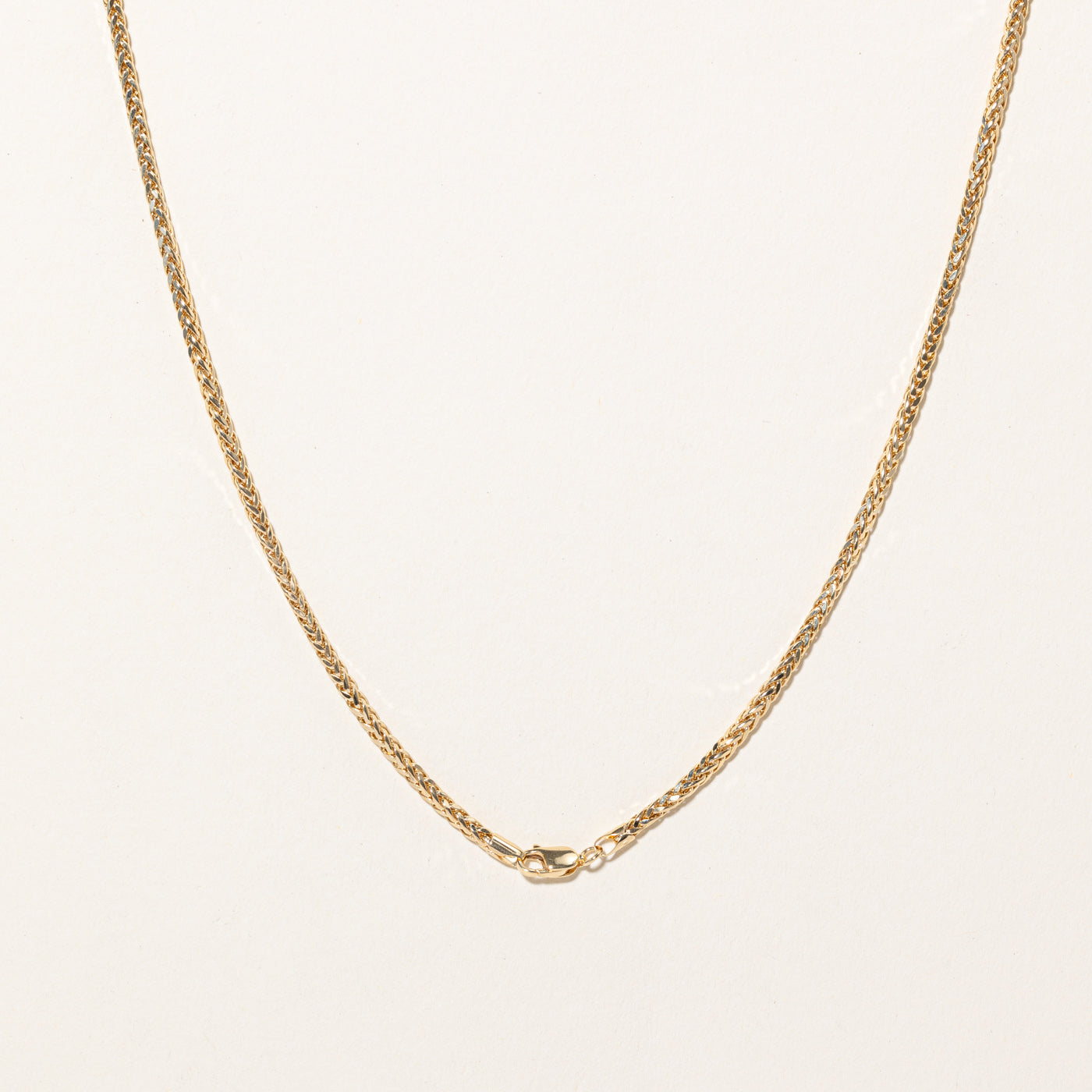 18k Yellow Gold Wheat Chain | 22" |