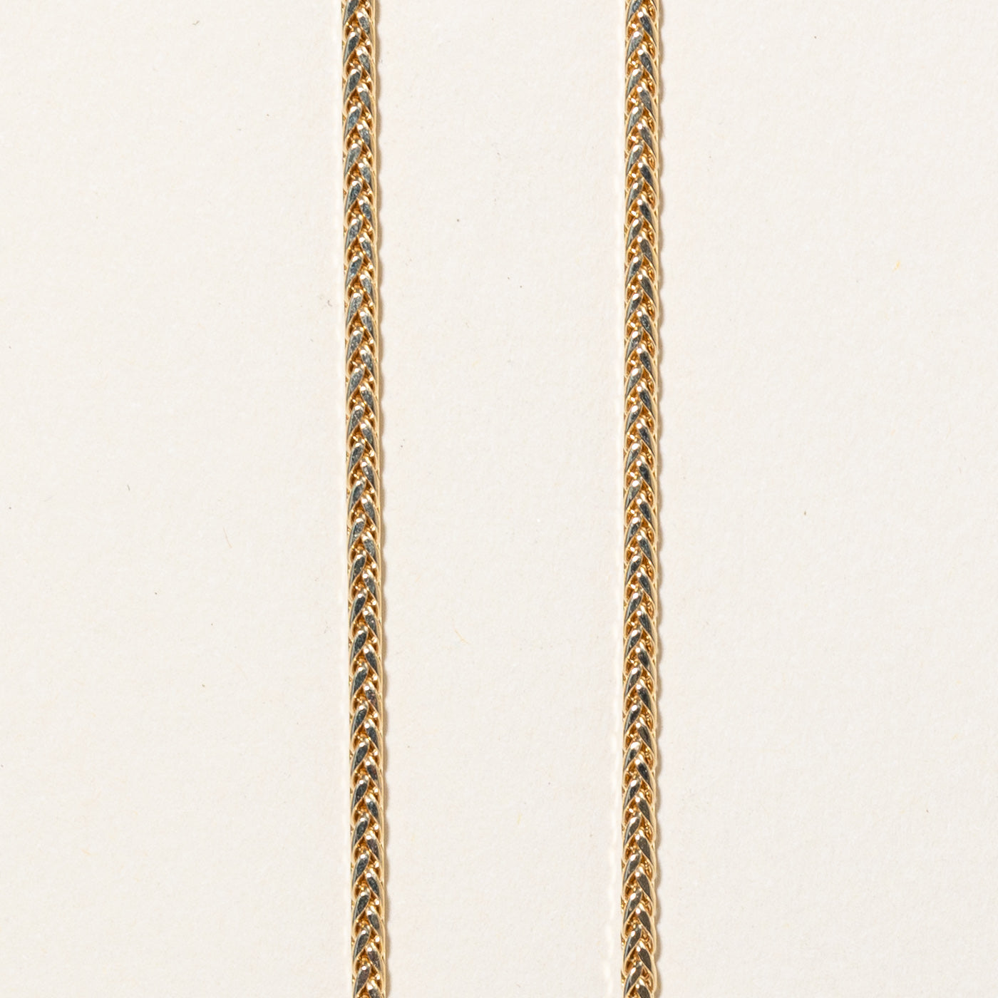 18k Yellow Gold Wheat Chain | 22" |