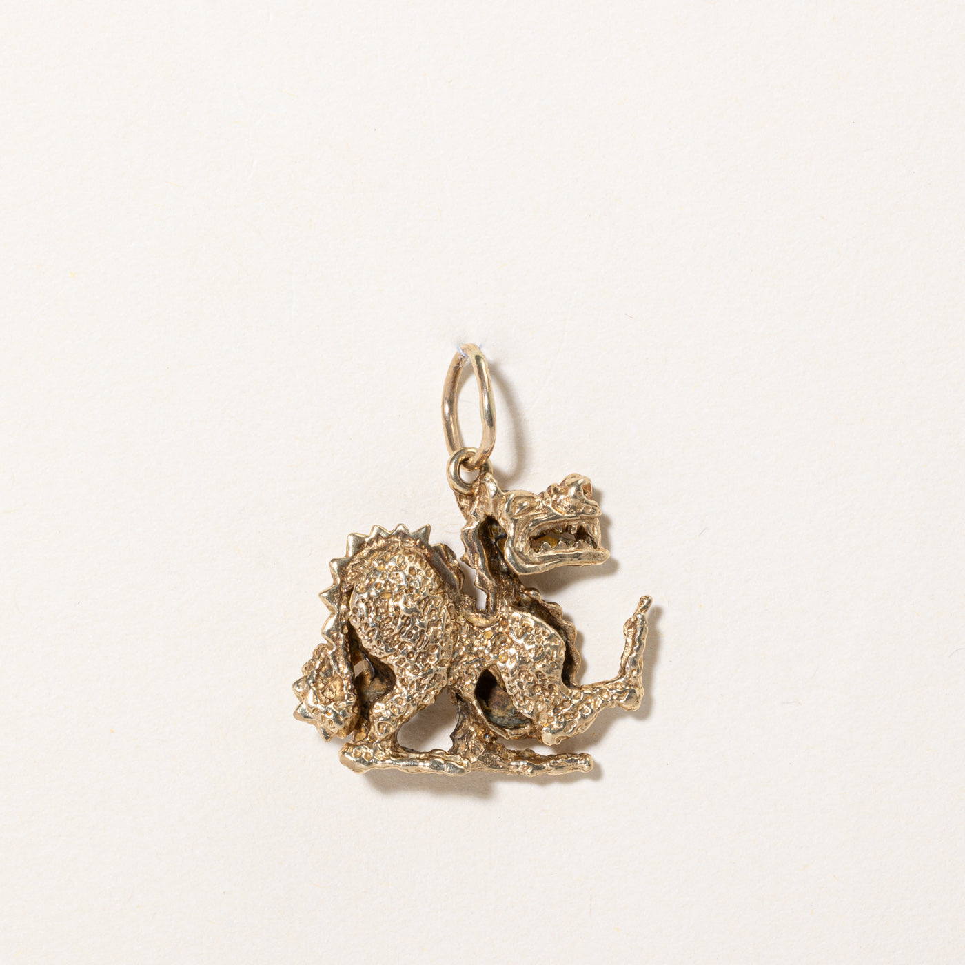 10k Yellow Gold Dragon Charm