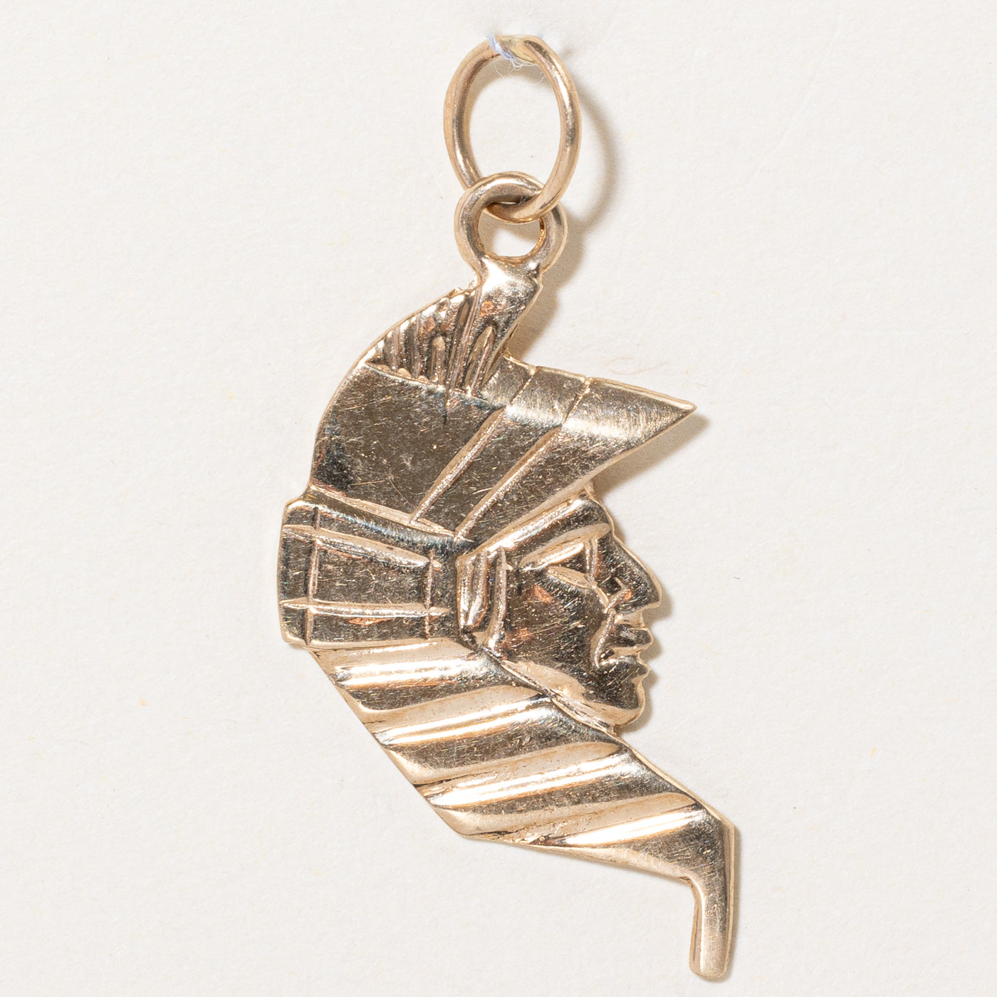 10k Yellow Gold Head Charm