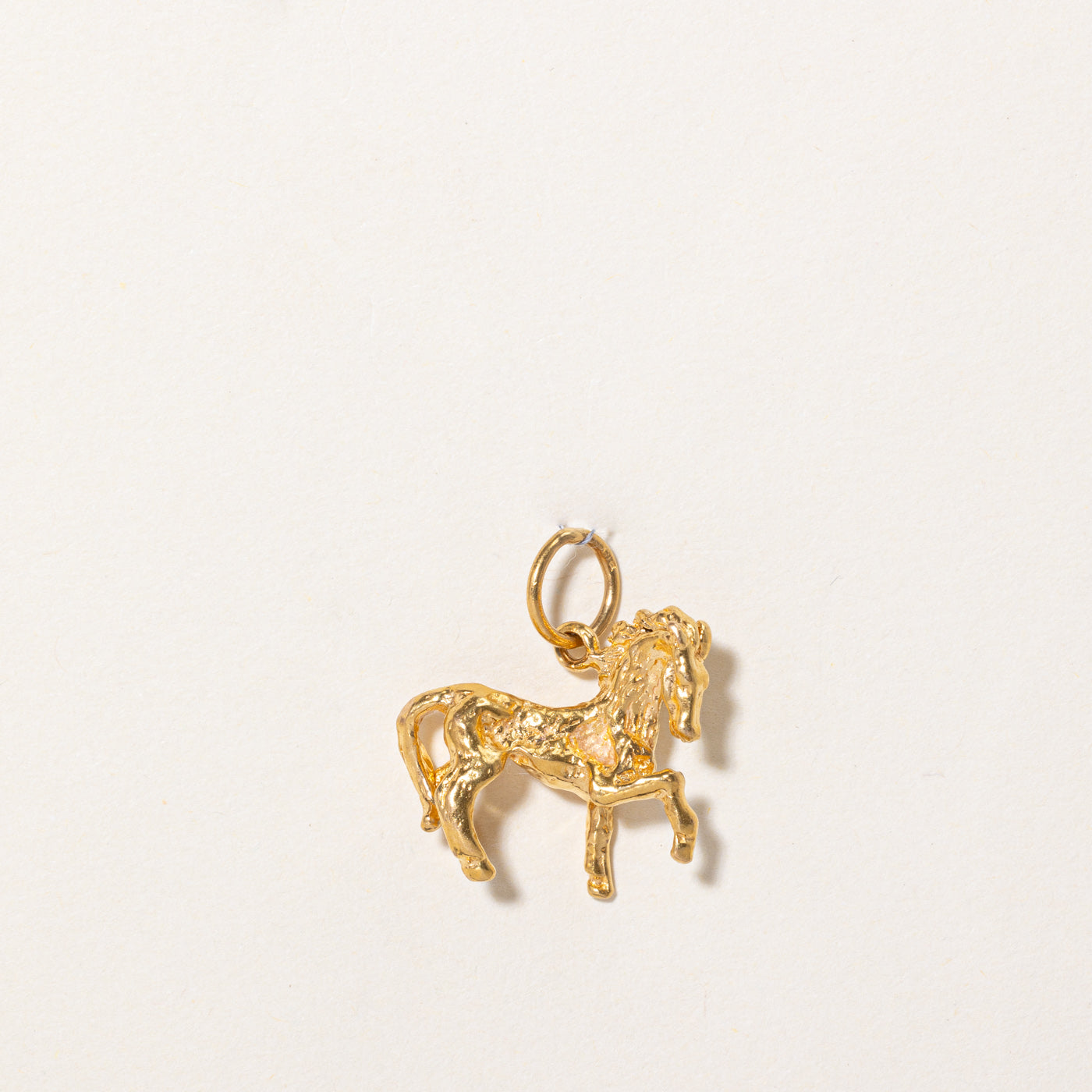 22k Yellow Gold Horse Charm
