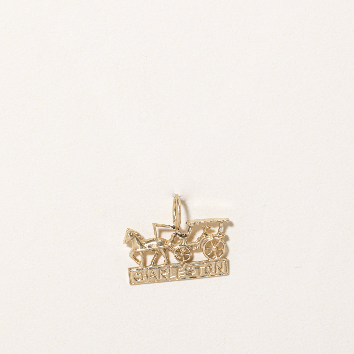 14k Yellow Gold Charleston Charm