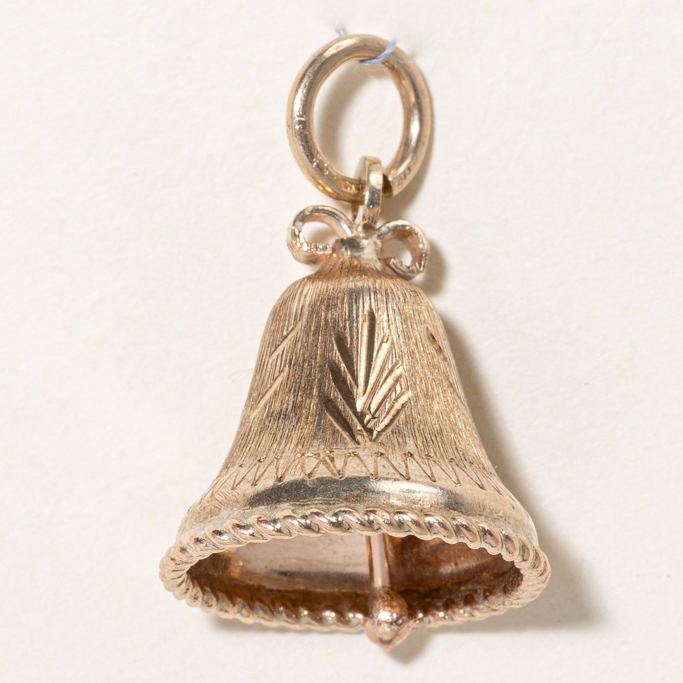 10k Yellow Gold Bell Charm