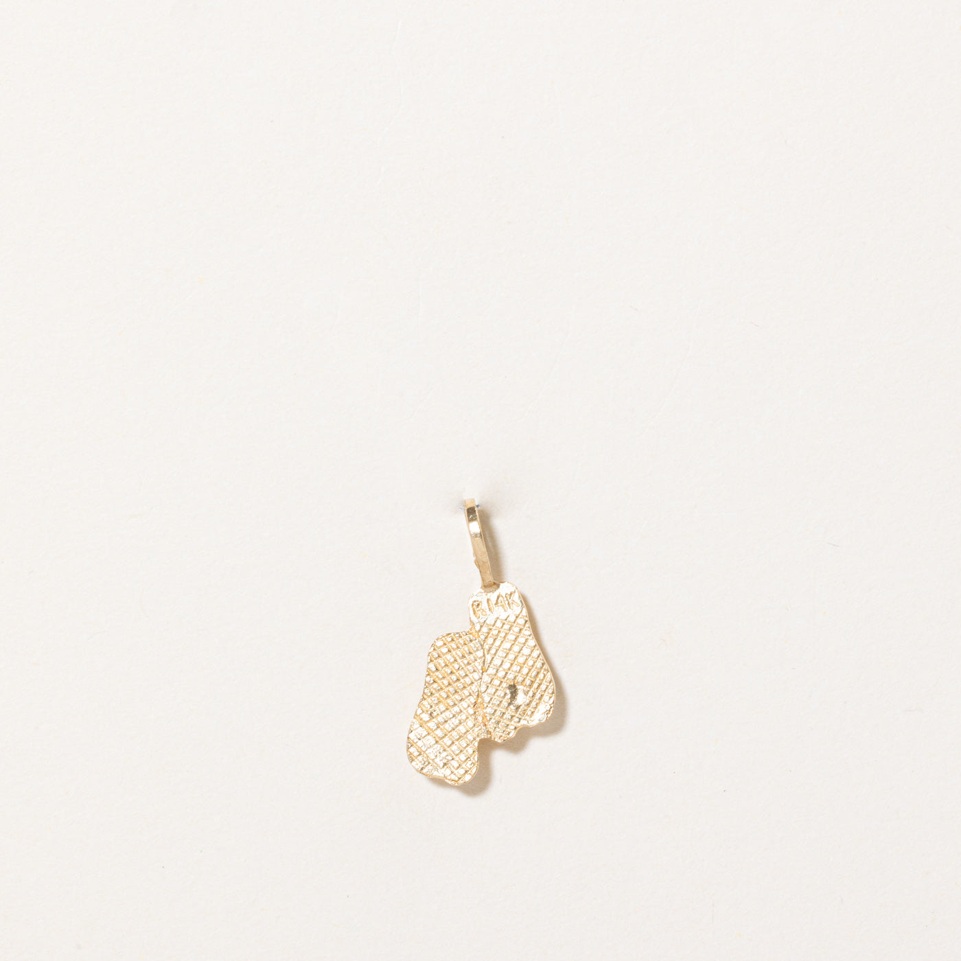 14k Yellow Gold Flip Flop Charm