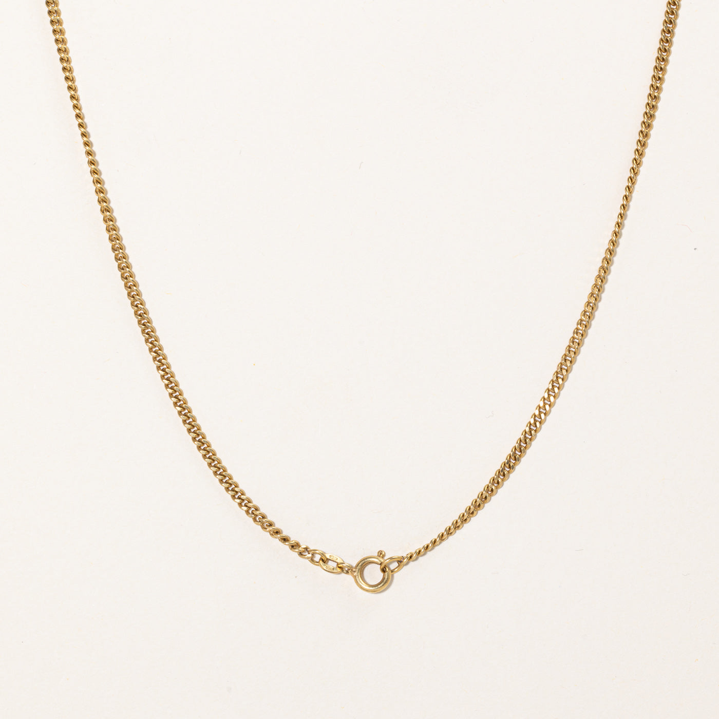 Gold Curb Link Chain | 24" |