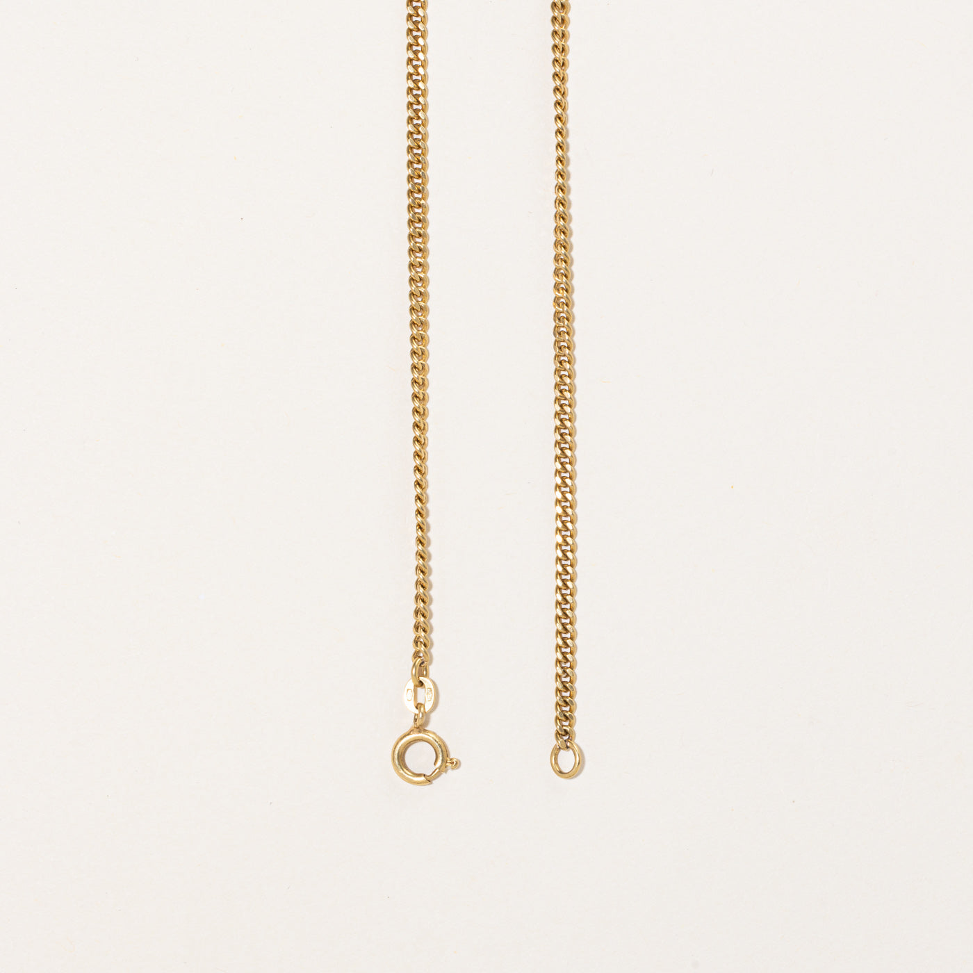 Gold Curb Link Chain | 24" |