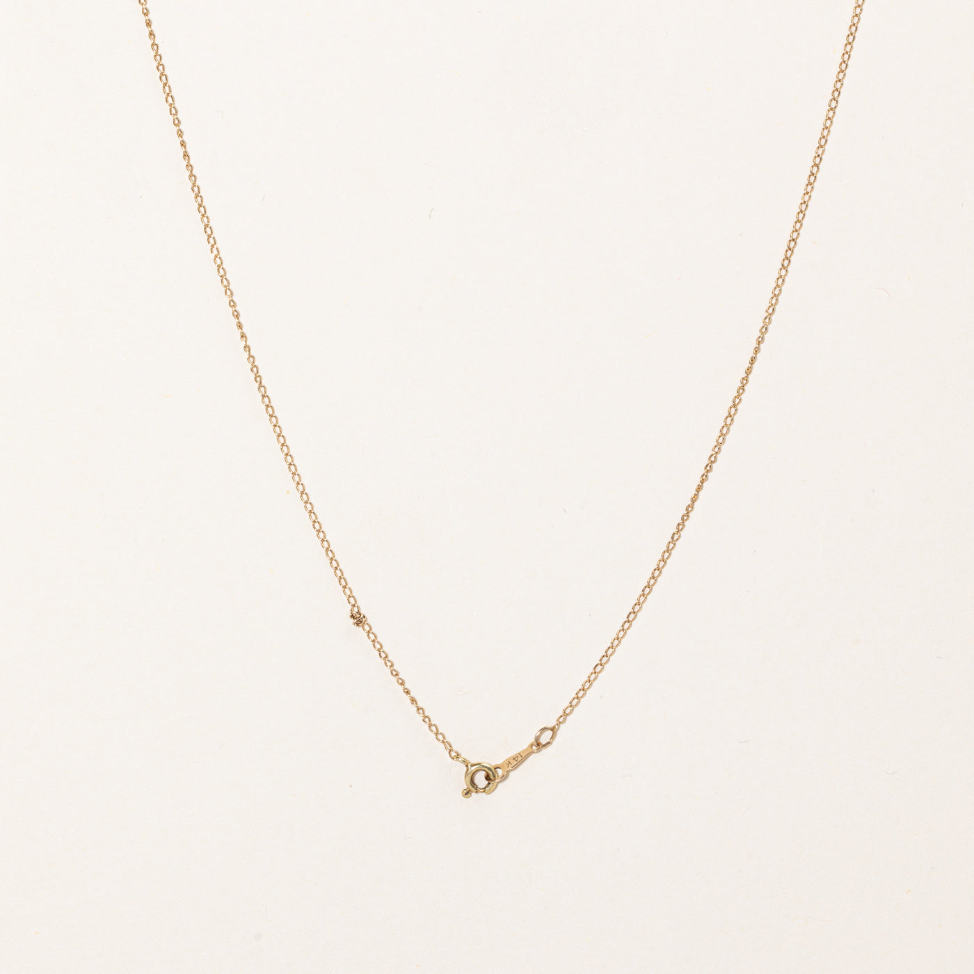 Diamond Gold Necklace | 0.15ctw | 17"|