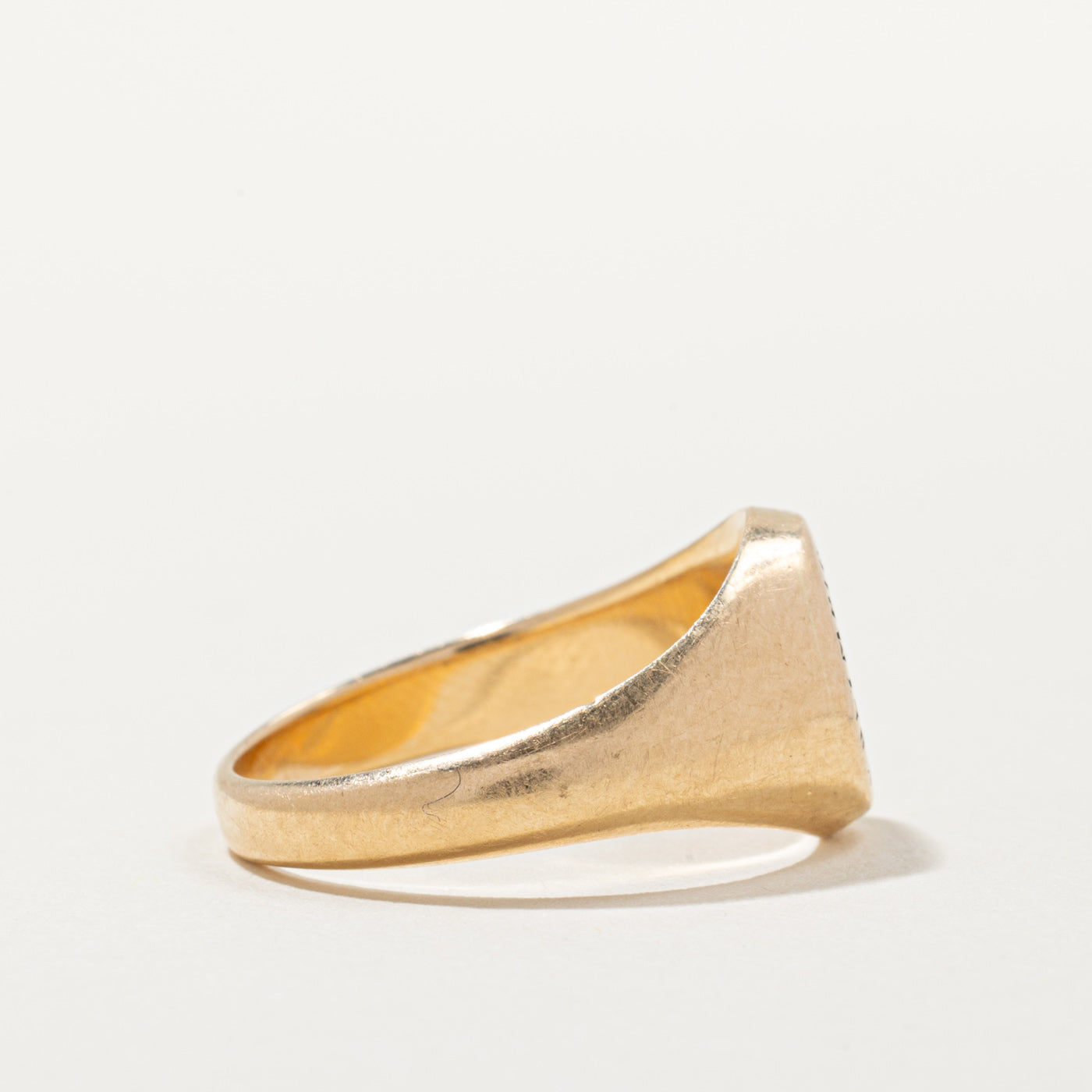 14k Yellow Gold 'XV Olympic Winter Games' Signet Ring | SZ 7.25 |