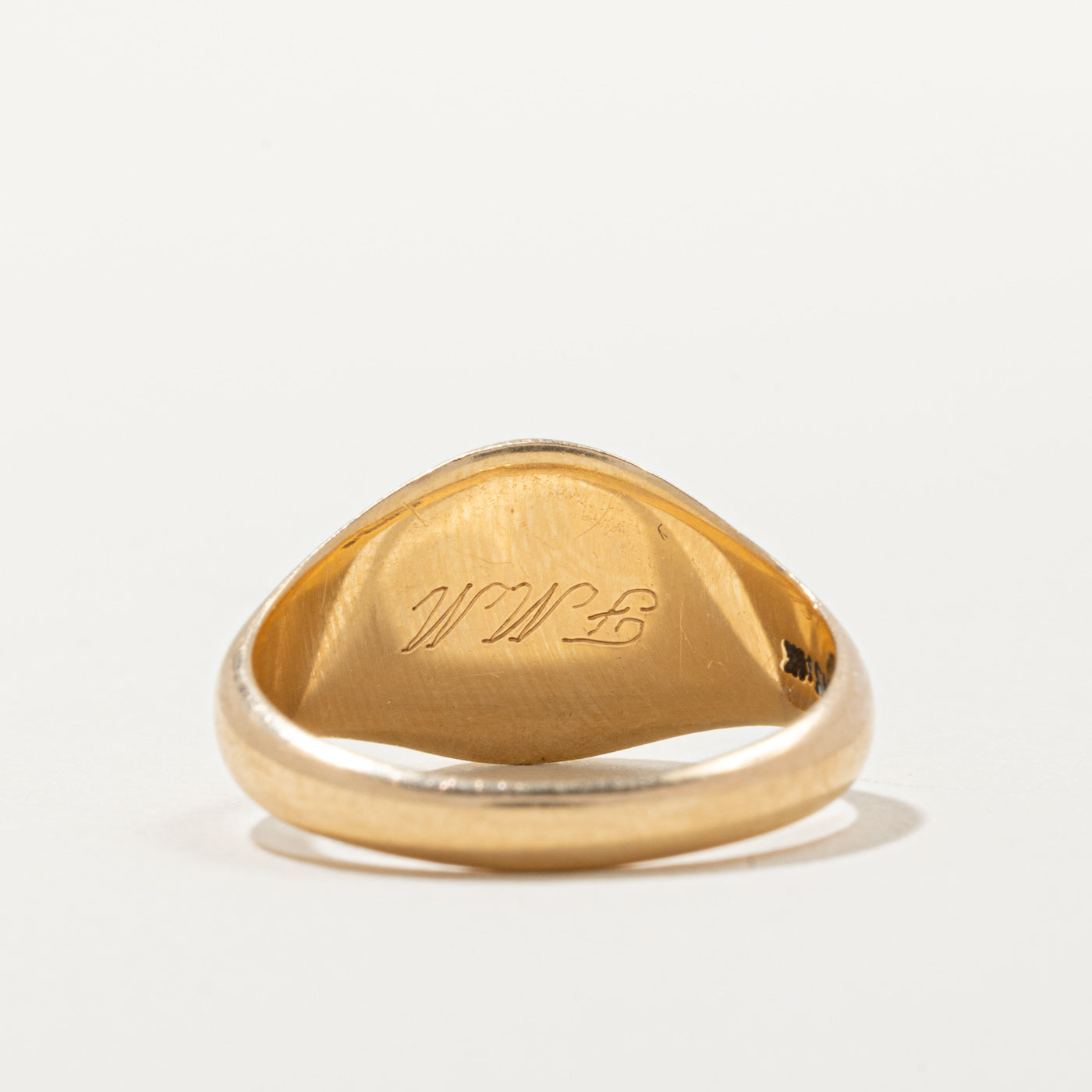 14k Yellow Gold 'XV Olympic Winter Games' Signet Ring | SZ 7.25 |