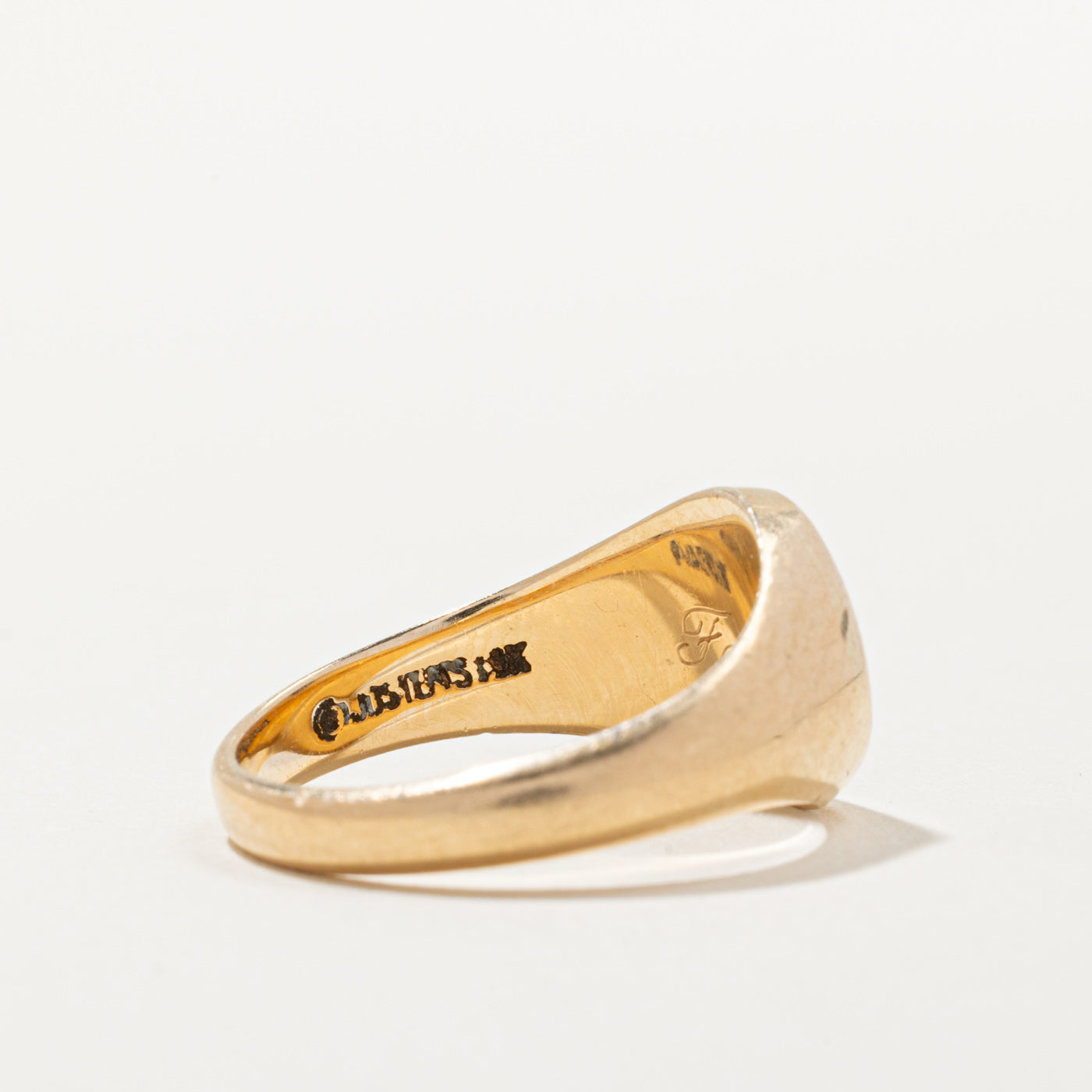 14k Yellow Gold 'XV Olympic Winter Games' Signet Ring | SZ 7.25 |