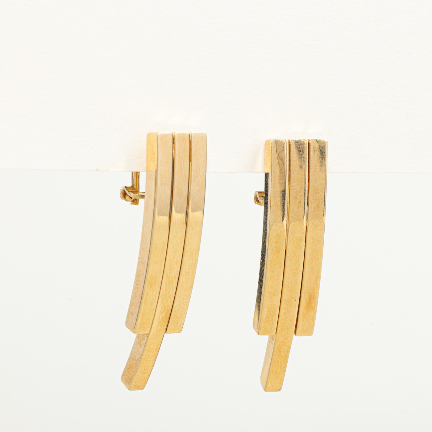 18k Yellow Gold Drop Earrings