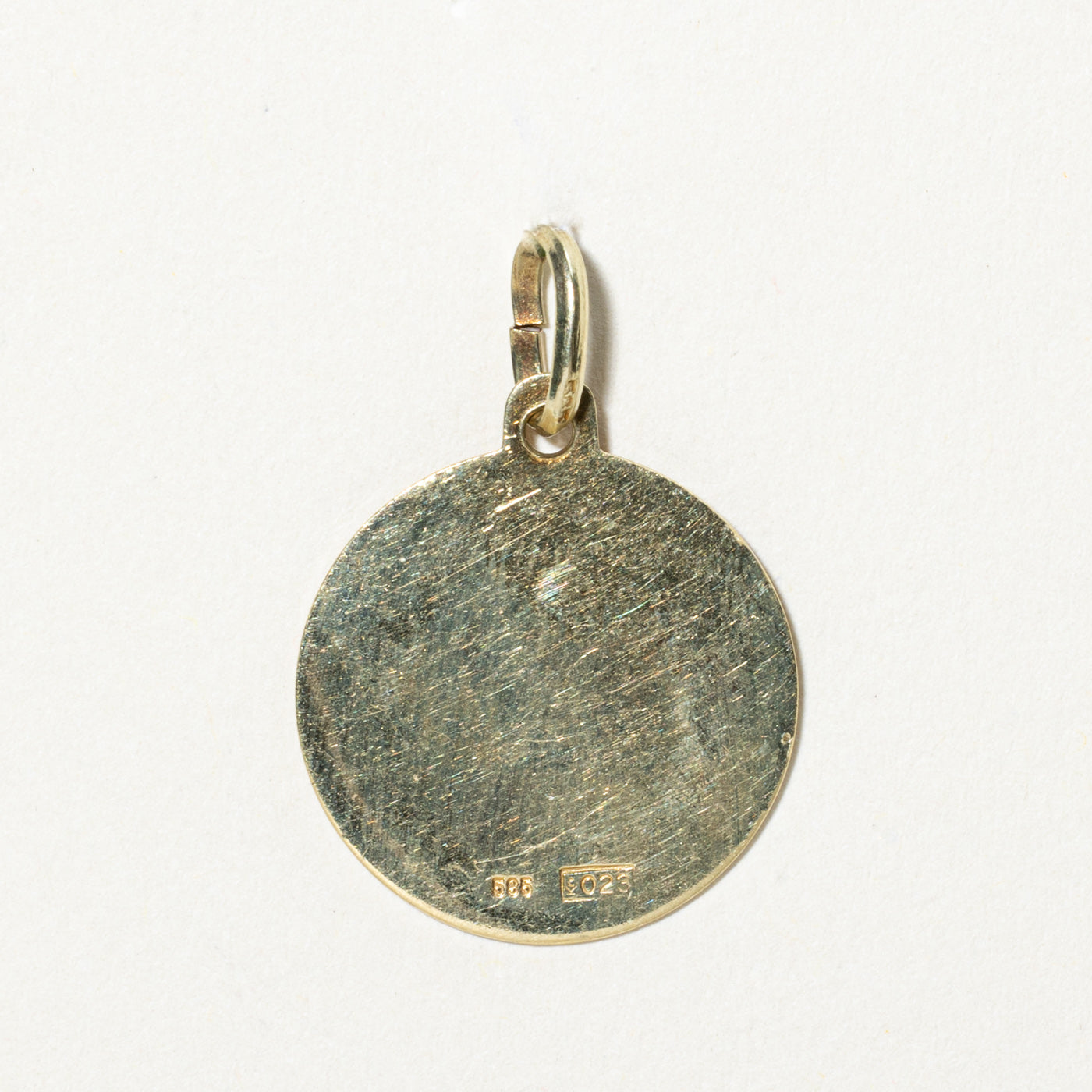 14k Yellow Gold Capricorn Zodiac Pendant