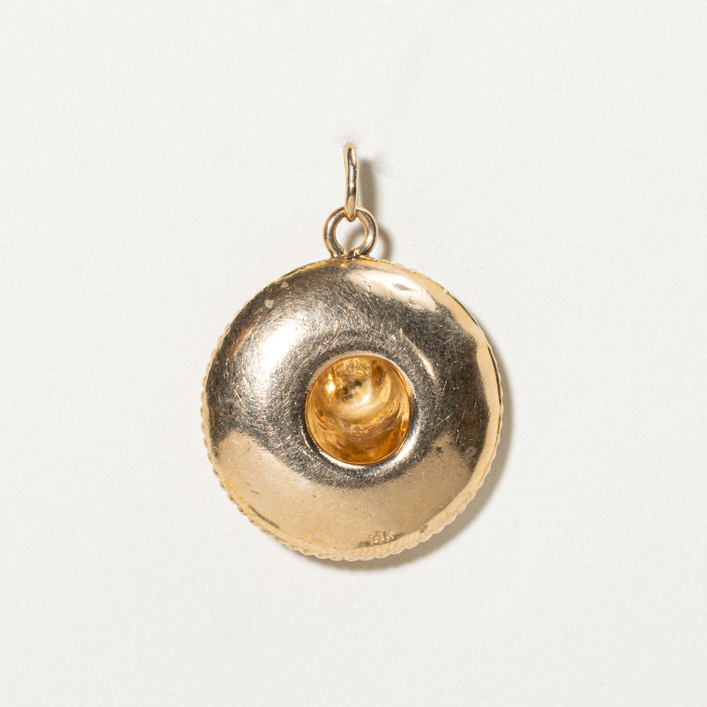 14k Yellow Gold Sombrero Charm