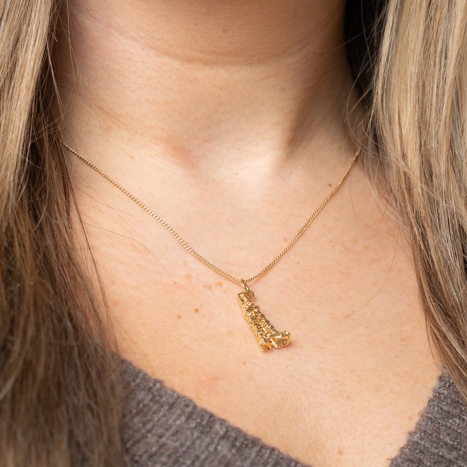 10k Yellow Gold Tower Charm |