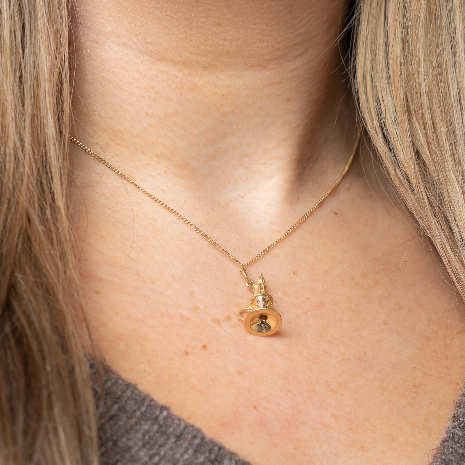 10k Yellow Gold Candlestick Charm |