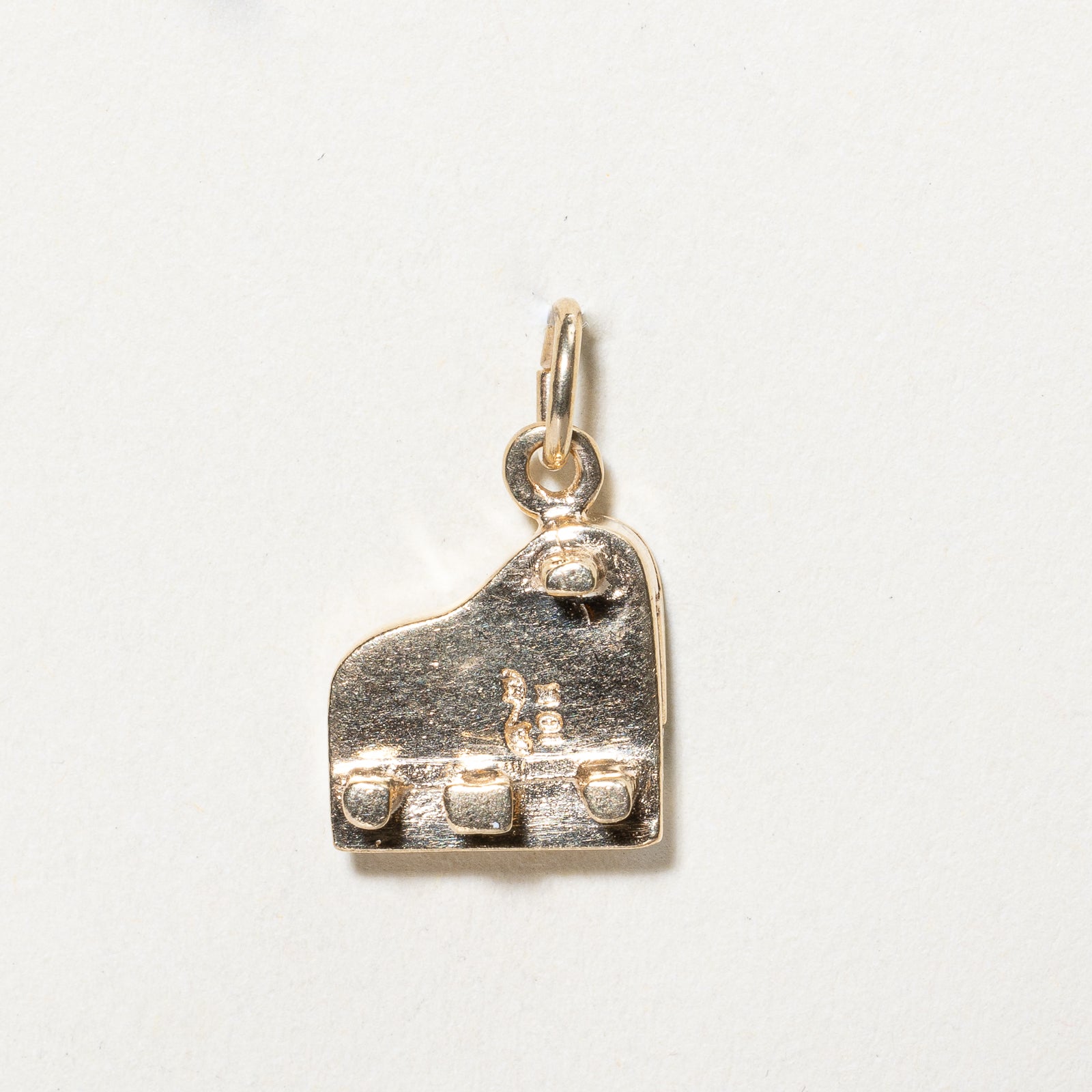 10k Yellow Gold Piano Charm |