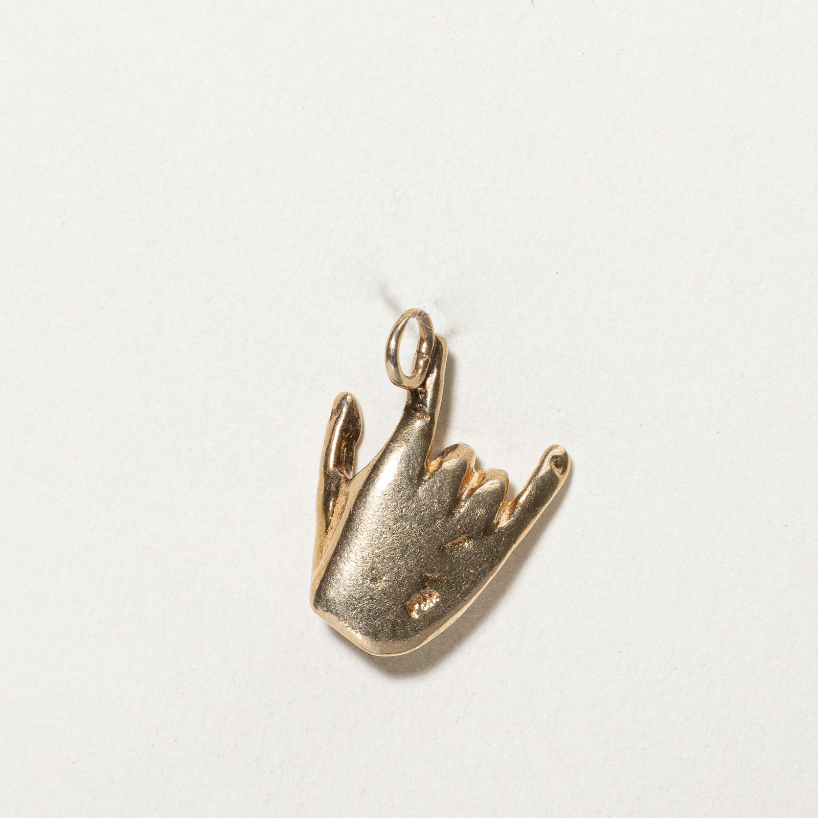 Breloque « Je t'aime » en or jaune 14 carats |