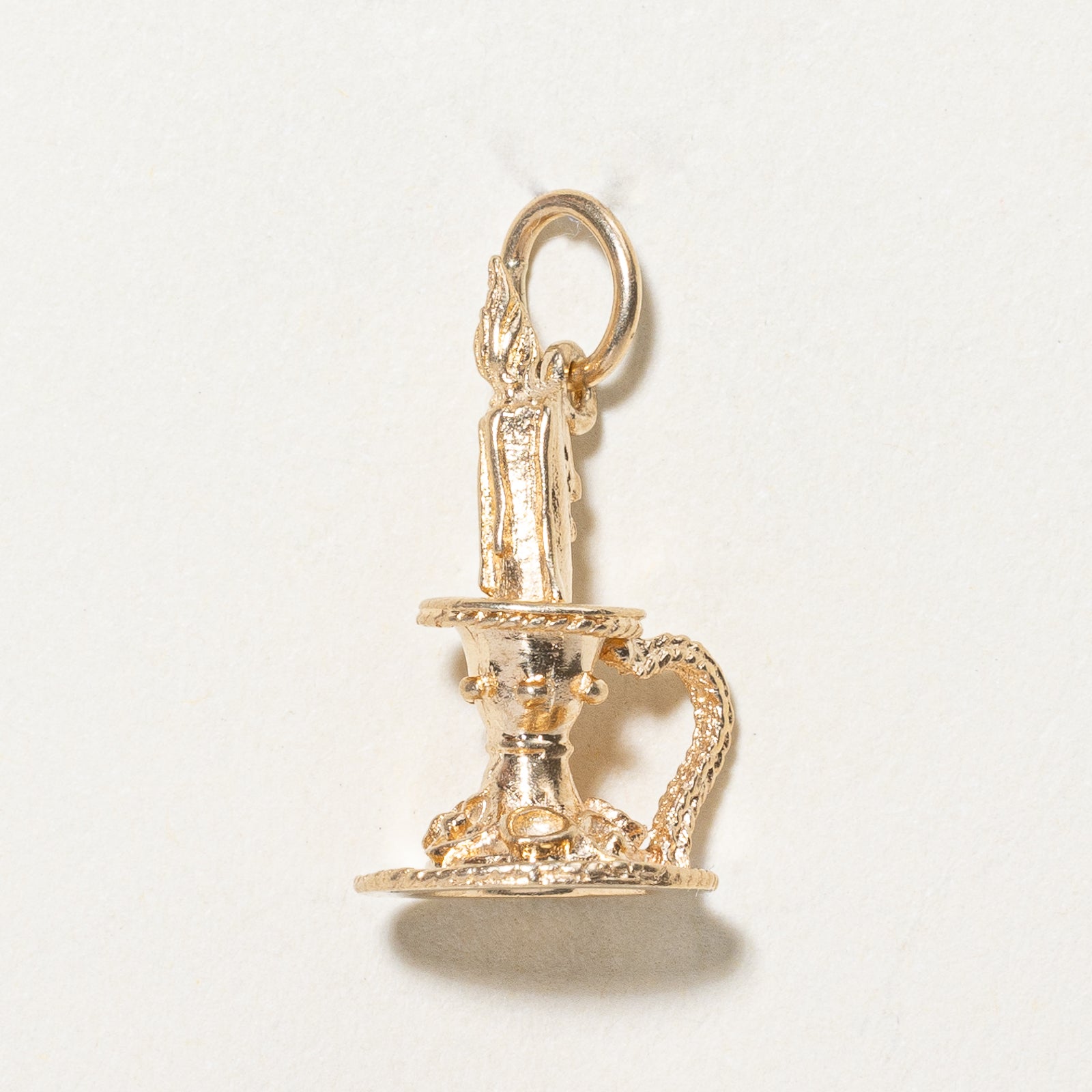 10k Yellow Gold Candlestick Charm |