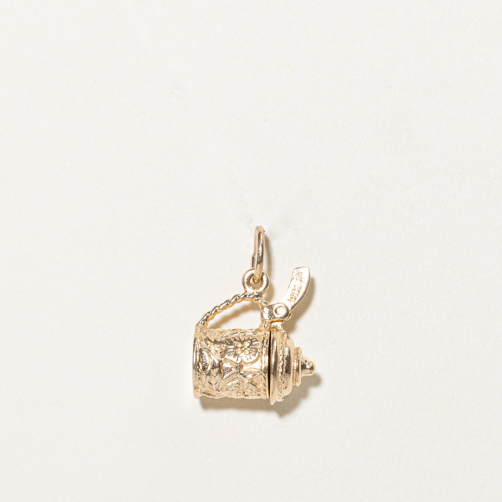 10k Yellow Gold Vintage Beer Stein Charm |
