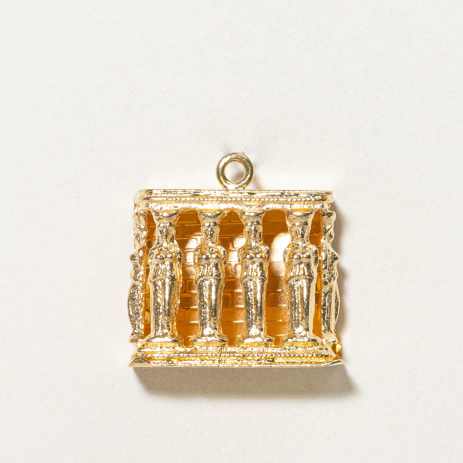 18k Yellow Gold Caryatids of Erechtheion Charm |