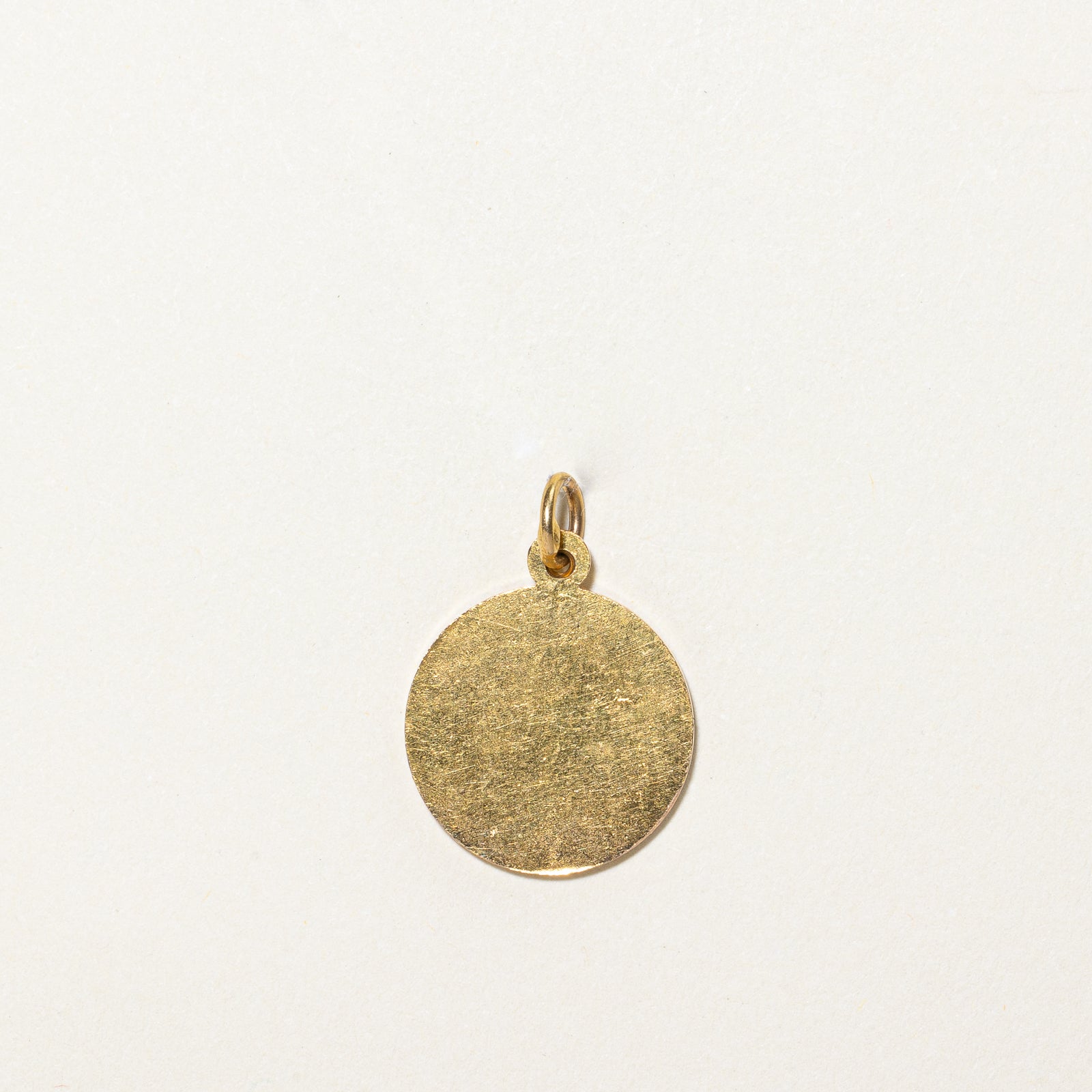 18k Yellow Gold Libra Zodiac Pendant |