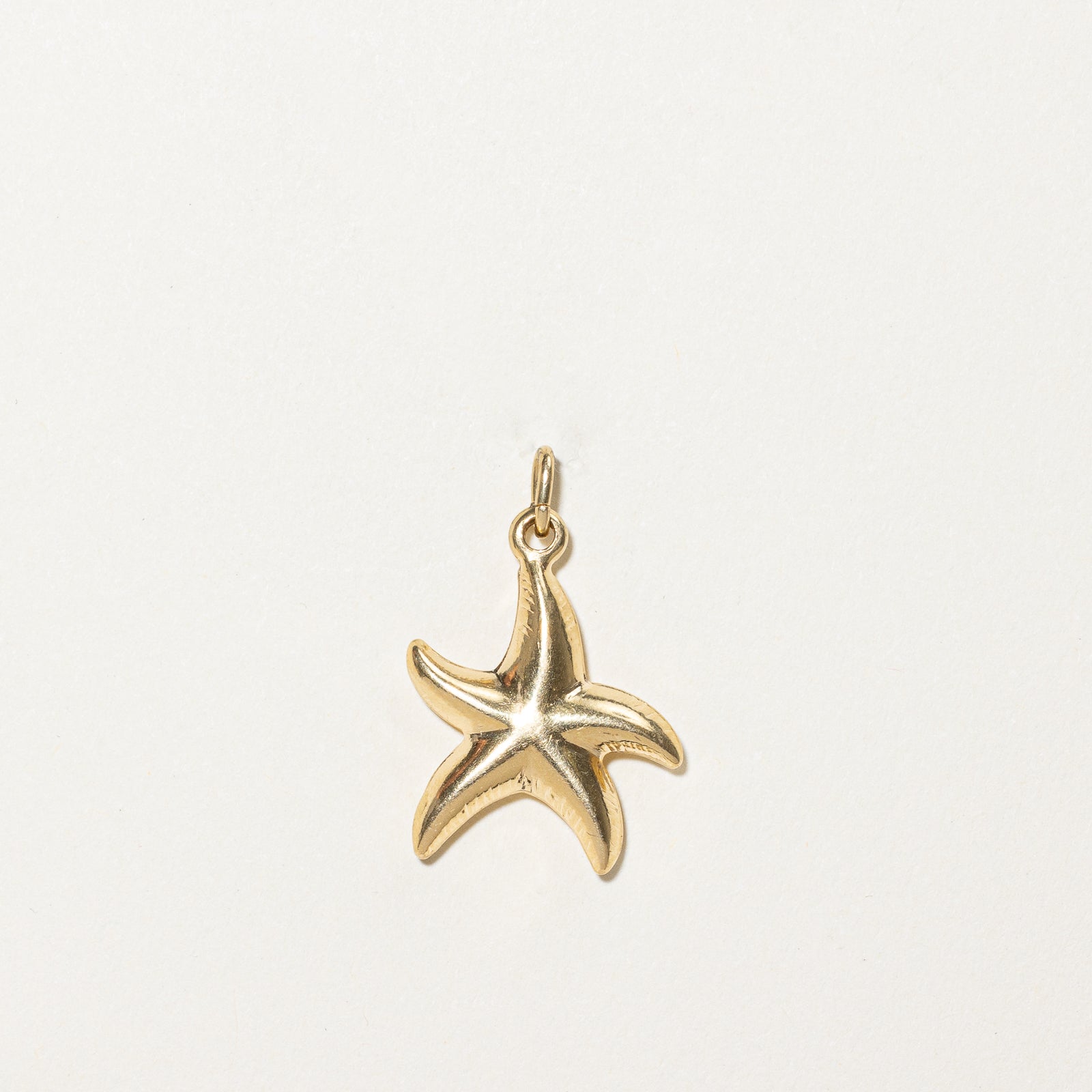 18k Yellow Gold Starfish Charm |