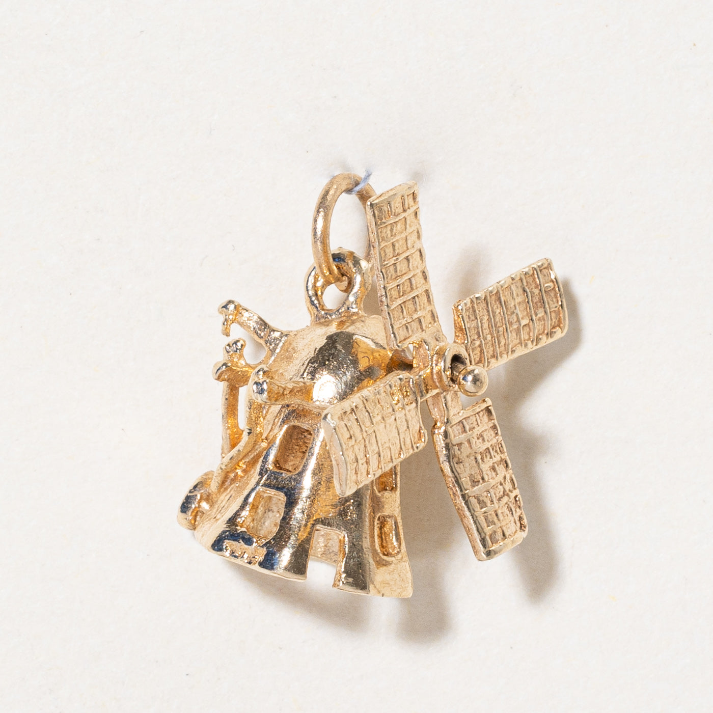 14k Yellow Gold Windmill Charm