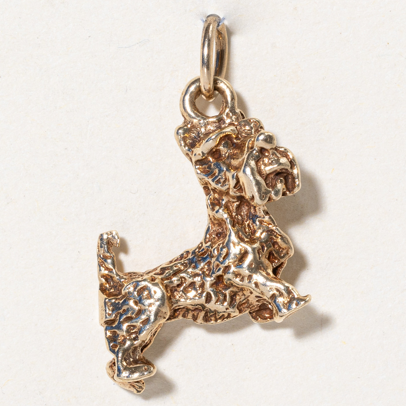 10k Yellow Gold Scottish Terrier Charm
