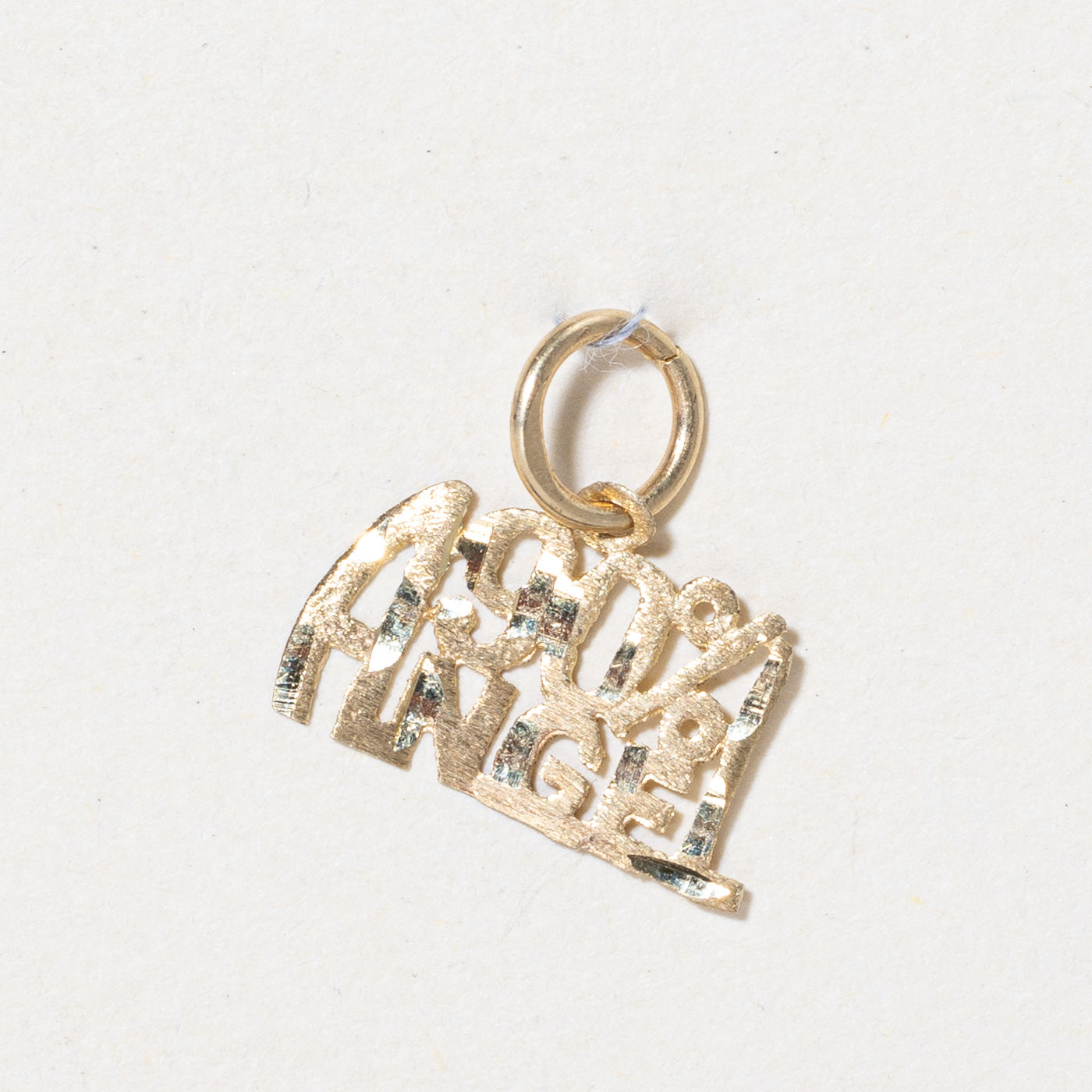 10k Yellow Gold '90% Angel' Charm