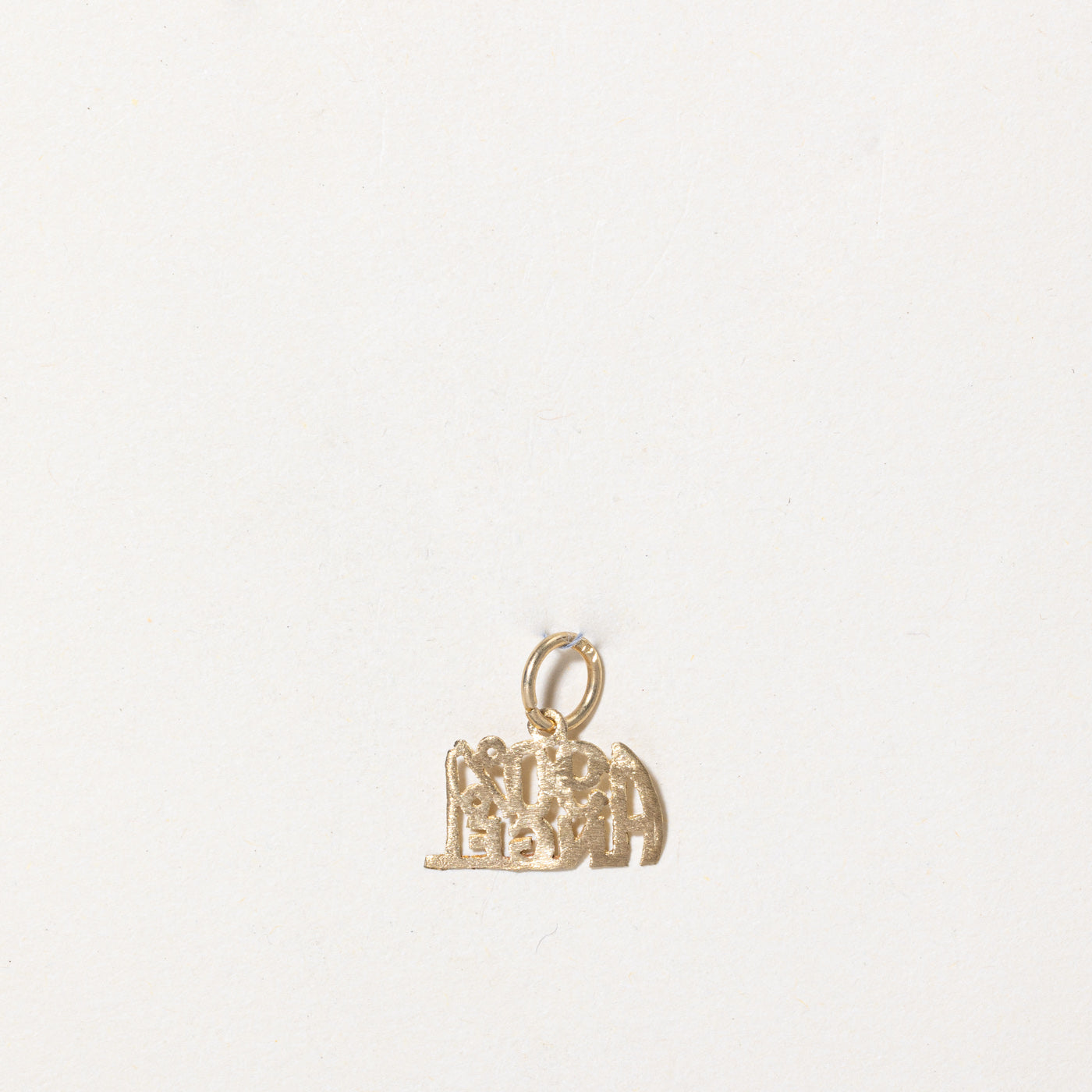 10k Yellow Gold '90% Angel' Charm