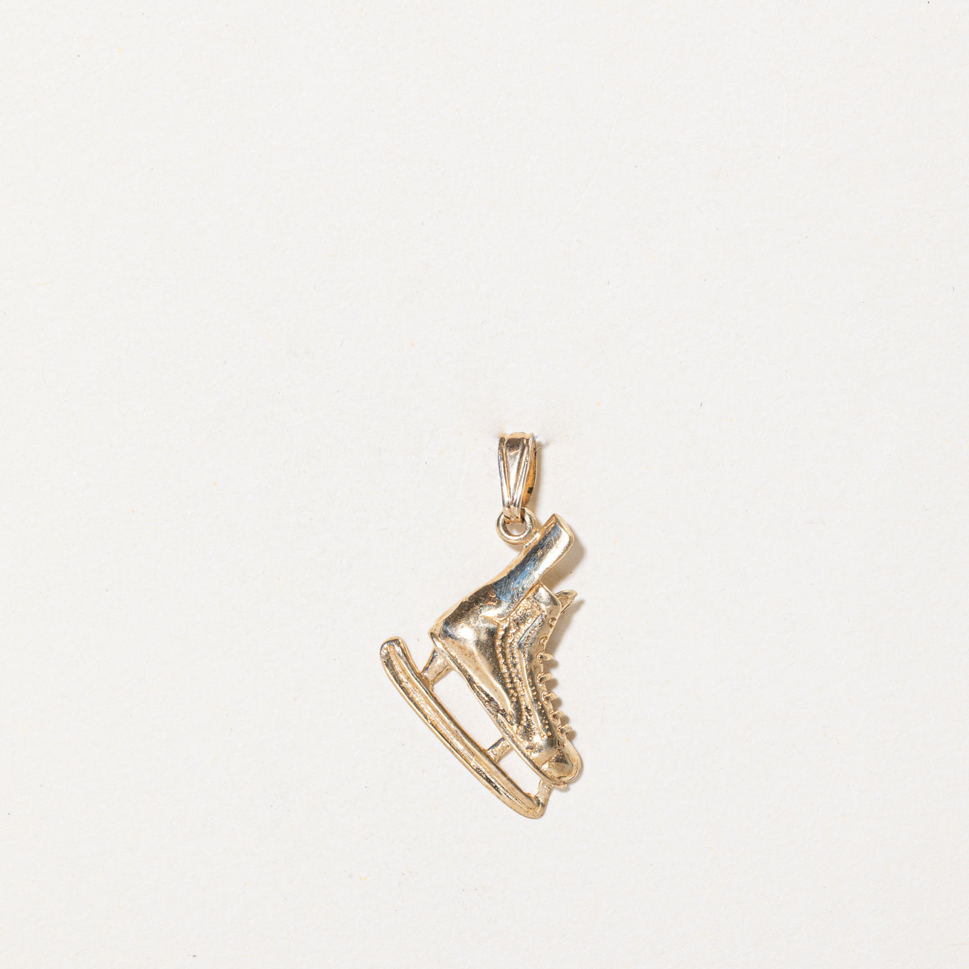 10k Yellow Gold Ice Skate Charm