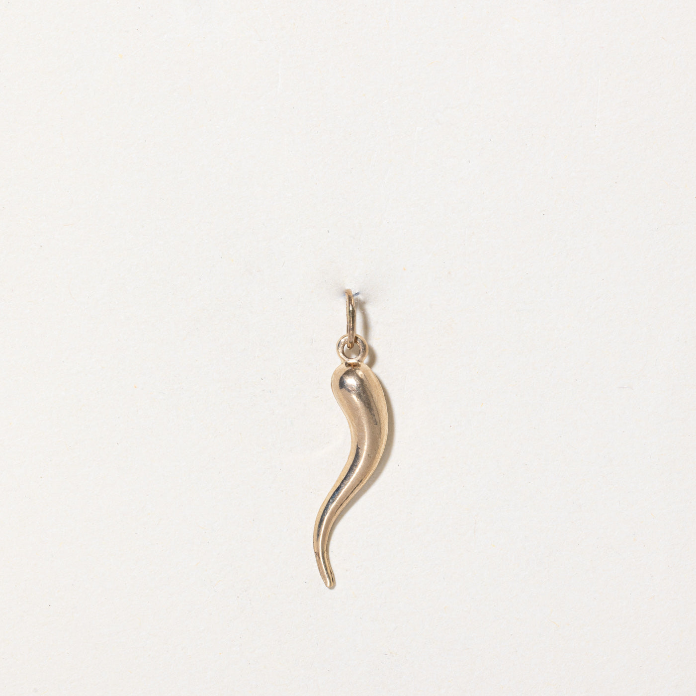 10k Yellow Gold Cornicello Charm
