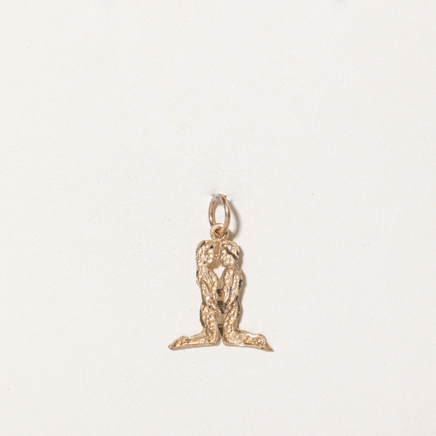 10k Yellow Gold Lovers Charm