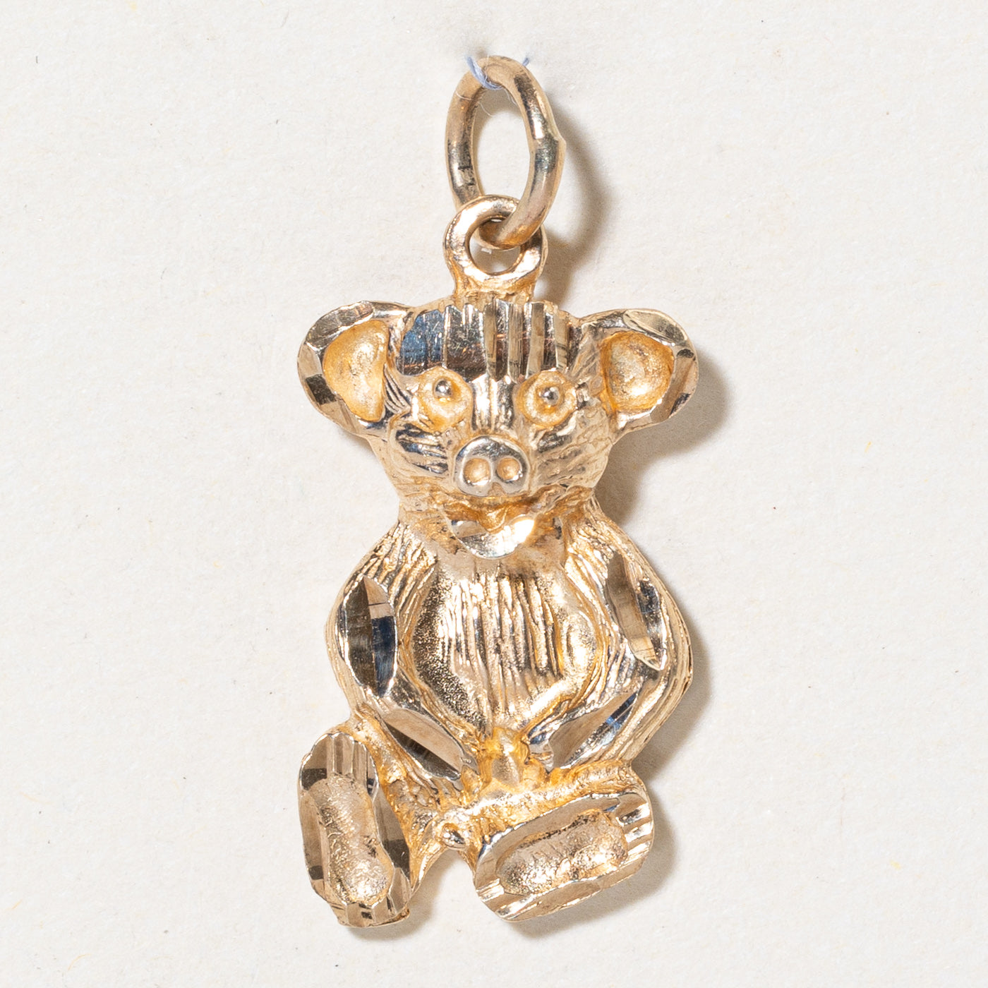 10k Yellow Gold Teddy Bear Charm