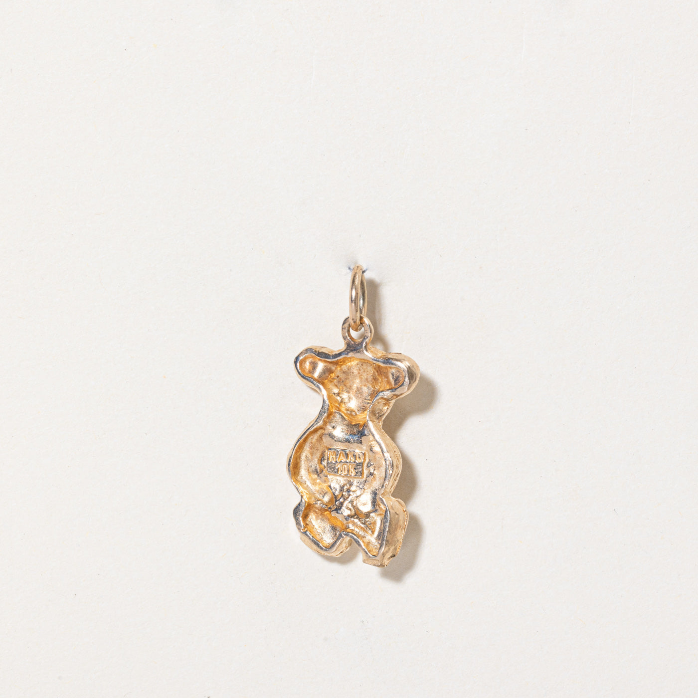 10k Yellow Gold Teddy Bear Charm