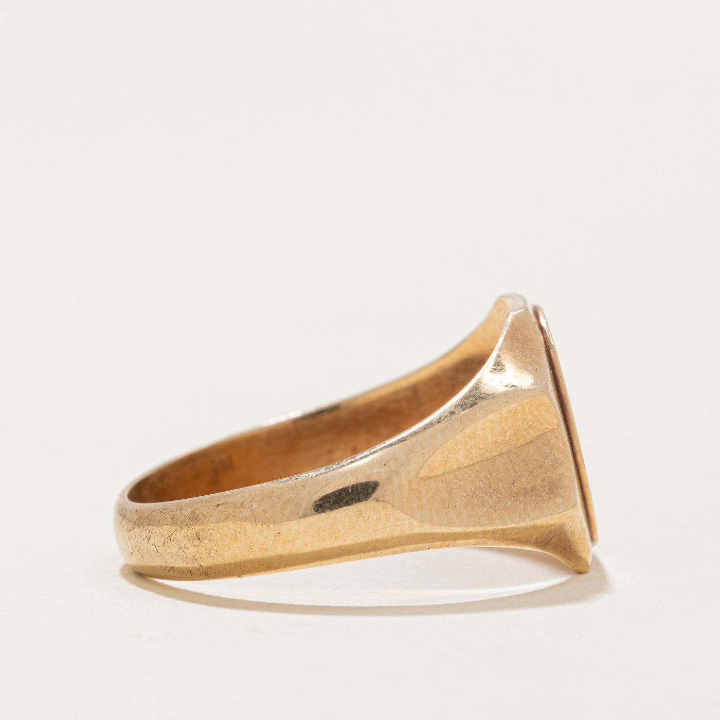 10k Yellow Gold "CJC" Signet Ring | SZ 11.5 |