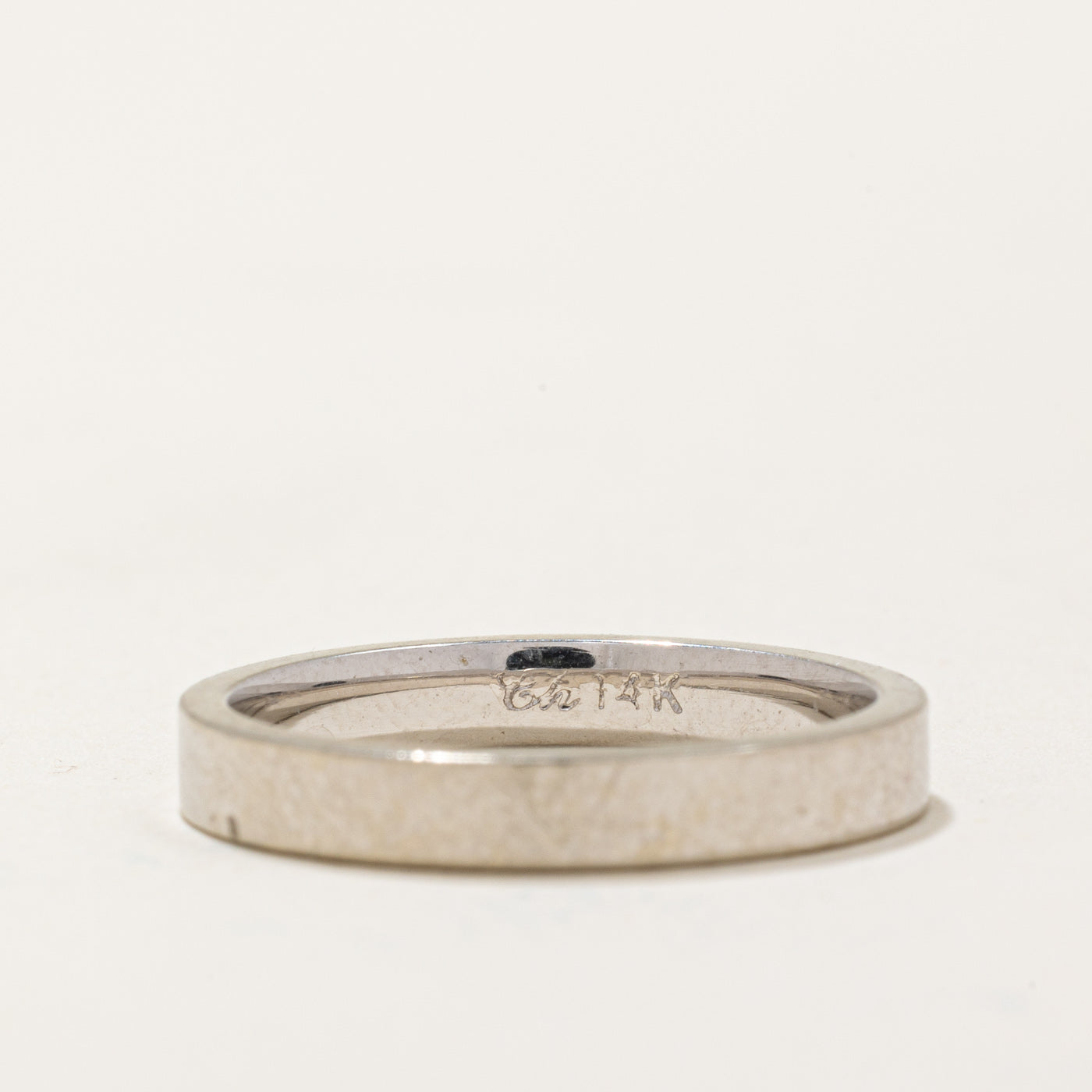 14k White Gold Band | SZ 6.75 |