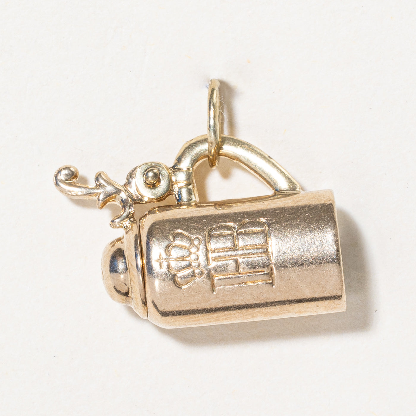10k Yellow Gold Hofbräu München Beer Stein Charm