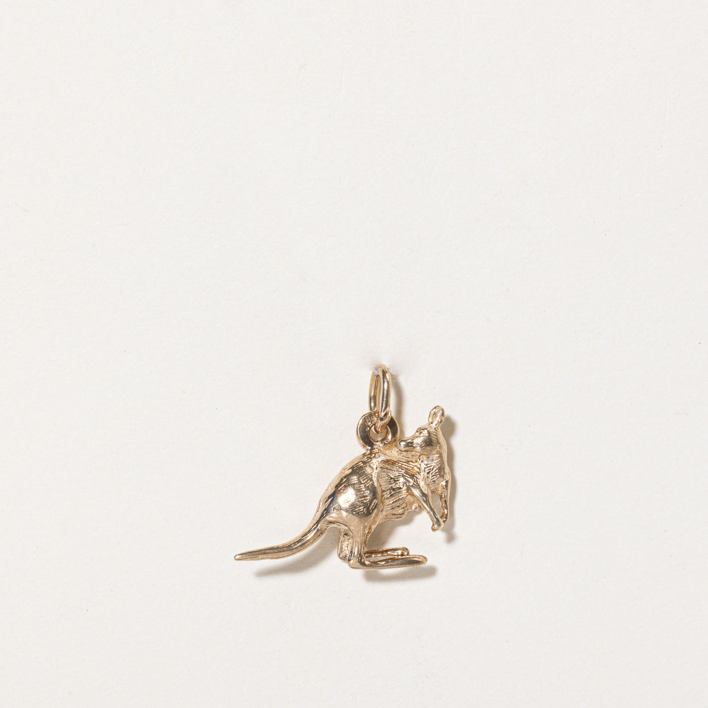 9k Yellow Gold Kangaroo Charm
